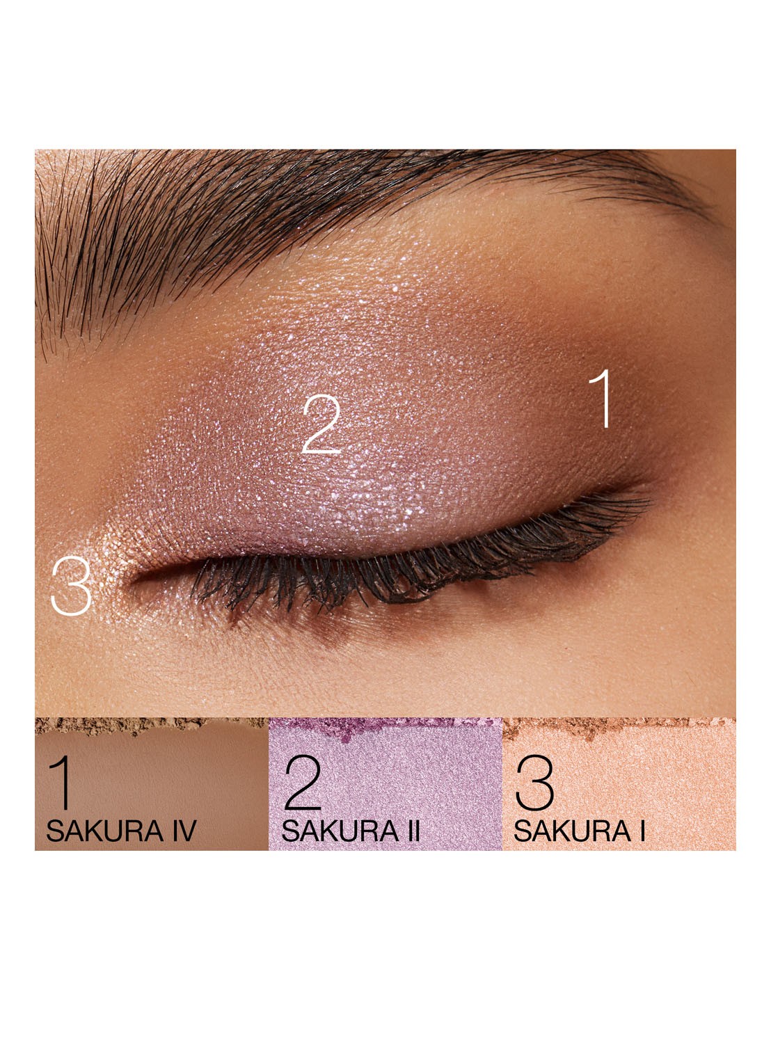 NARS The Beauty Transformed Eyeshadow Quad - Oogschaduw - detail 2 sakura