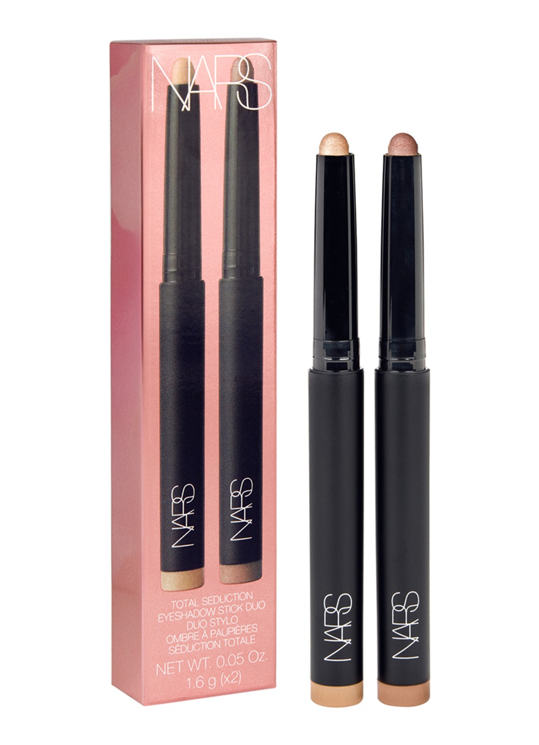 NARS Total Seduction Eyeshadow Stick Duo - Limited Edition - voorkant ablaze - laguna