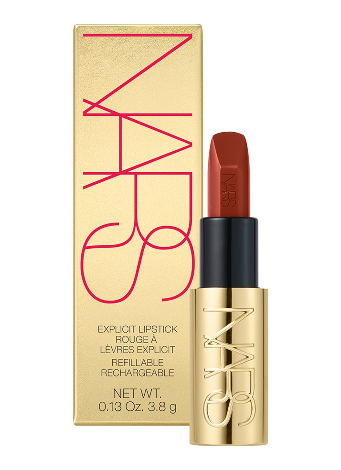 NARS Ultimate Luxury Explicit Lipstick - Limited Edition lipstick - voorkant 2 rendez-vous – 805