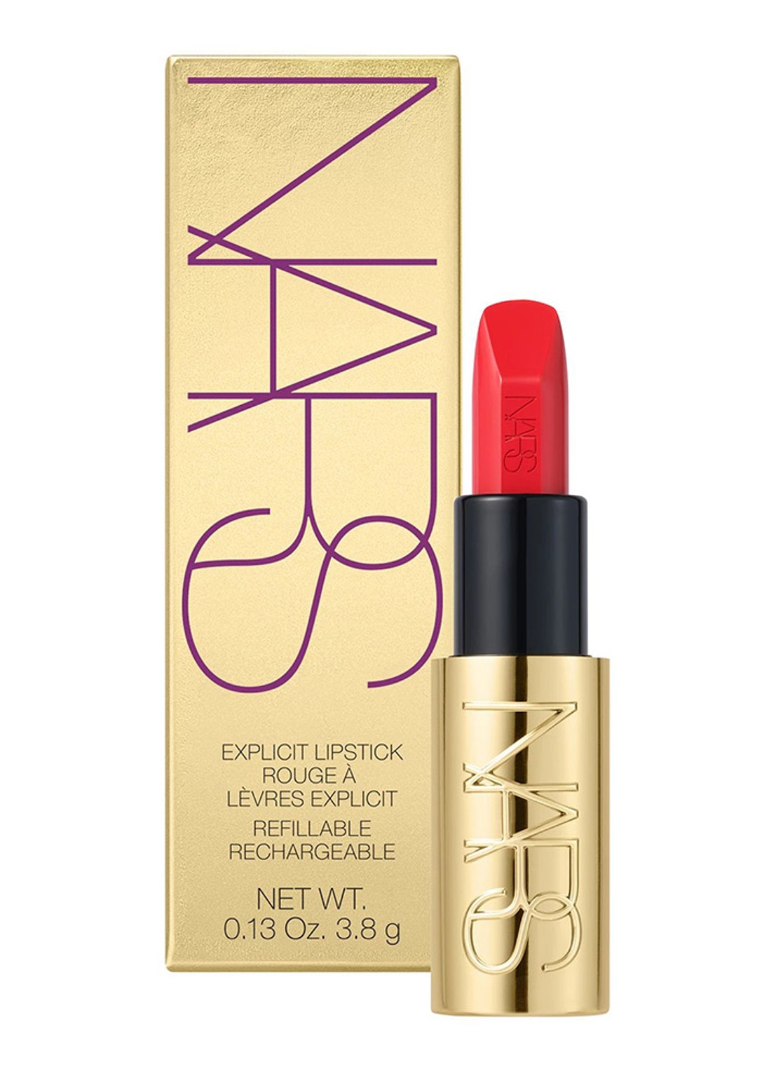 NARS Ultimate Luxury Explicit Lipstick - Limited Edition lipstick - voorkant 6 unauthorized – 863