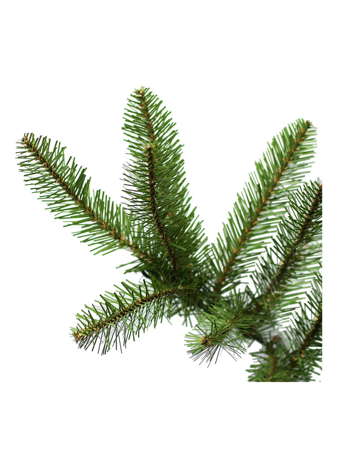 National Tree Company Dunhill mini kunstkerstboom met jute zakje 91 cm - detail 2 groen