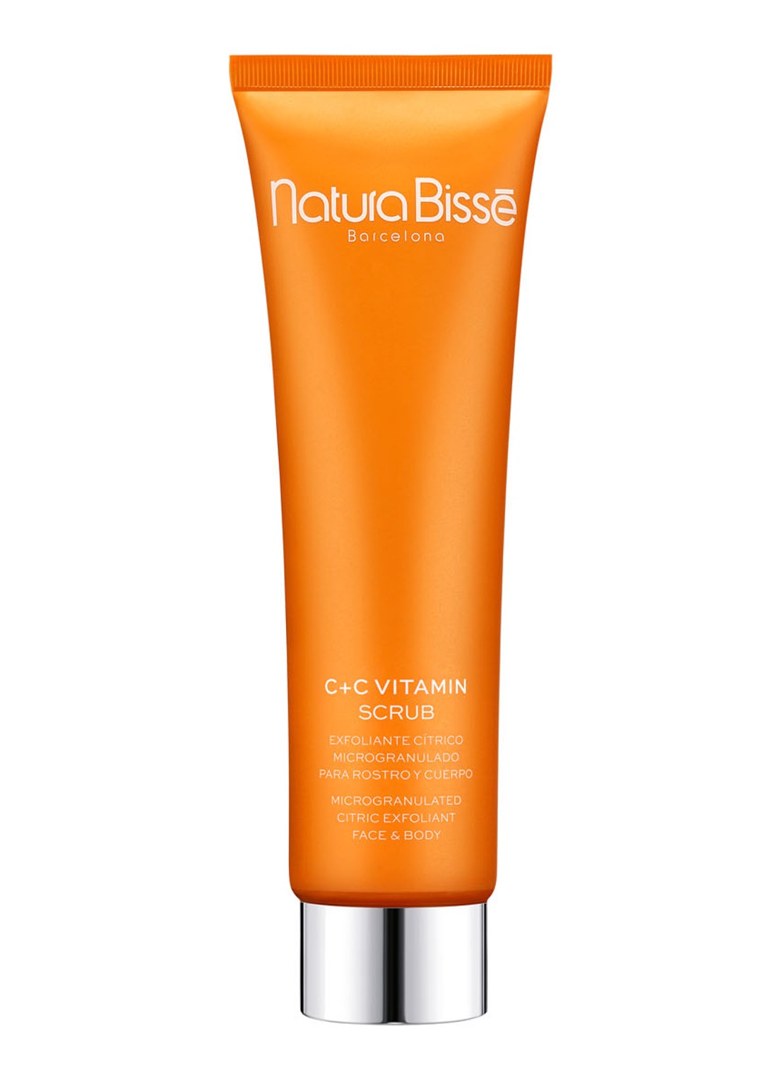Natura Bissé C+C Vitamin Scrub - gezichtsscrub - voorkant beige