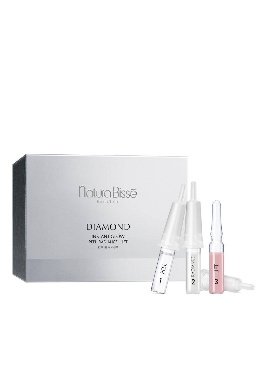 Natura Bissé Diamond Instant Glow - verzorgingsset - detail 2 beige