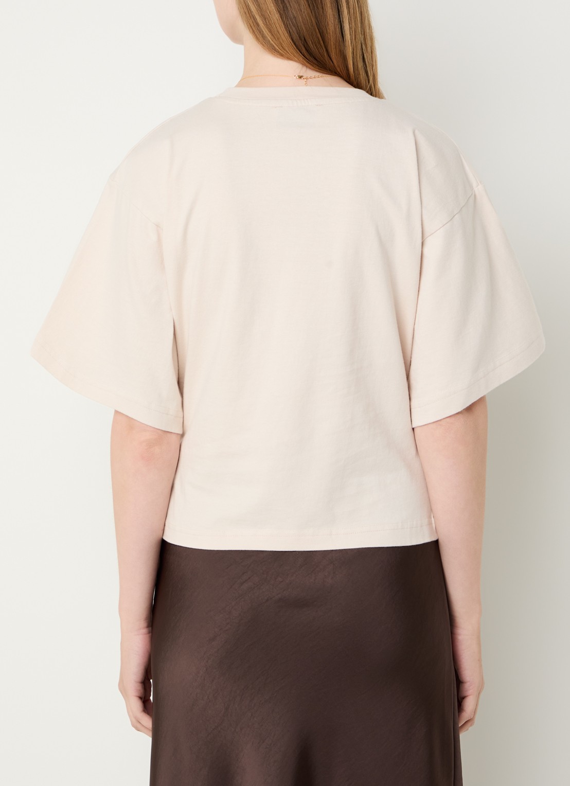 Neo Noir Asha T-shirt met ronde hals - achterkant 4 ivoor