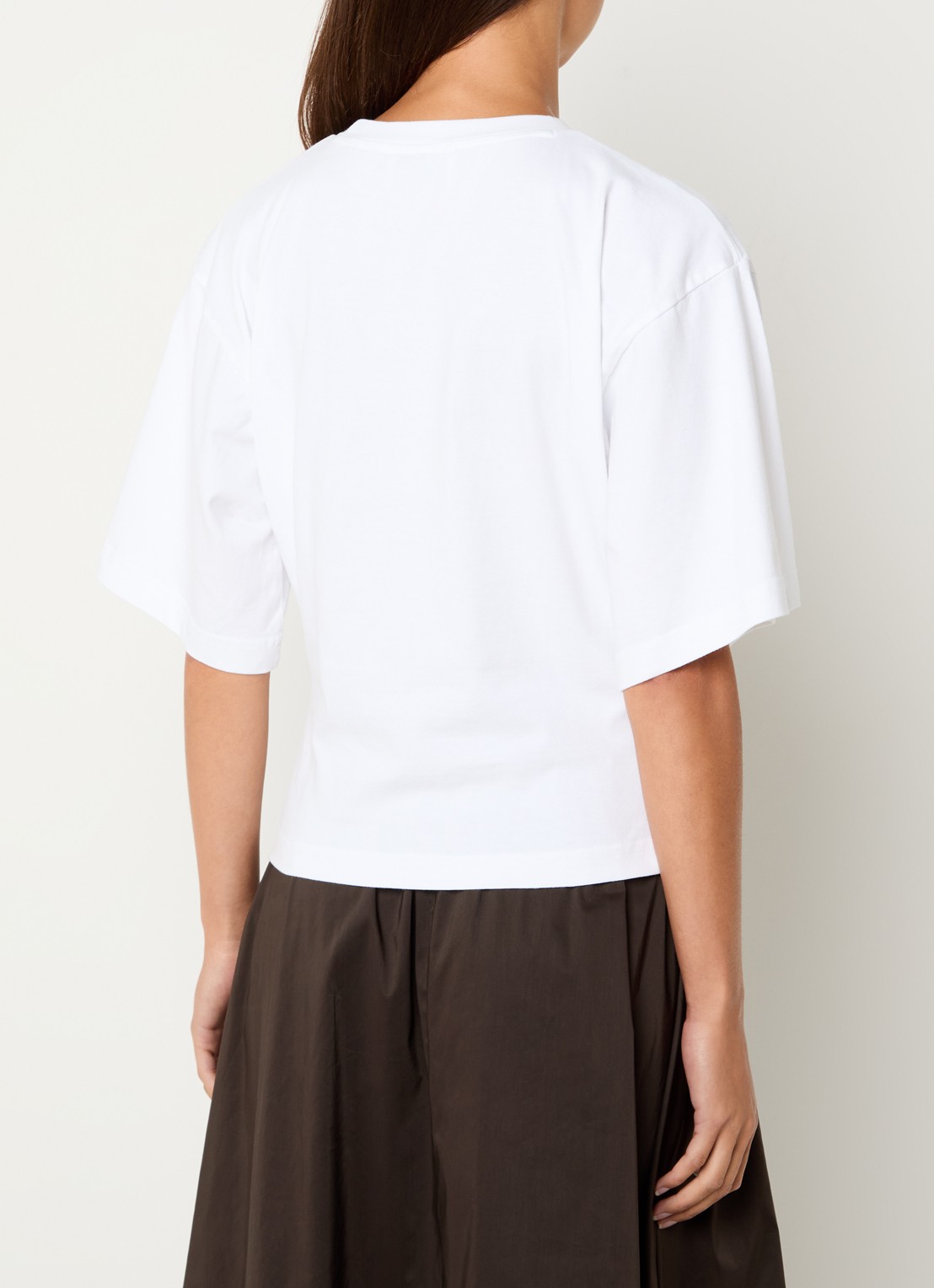 Neo Noir Asha T-shirt met ronde hals - achterkant 4 wit