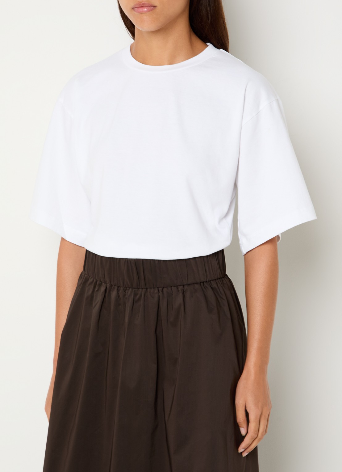 Neo Noir Asha T-shirt met ronde hals - detail 3 wit