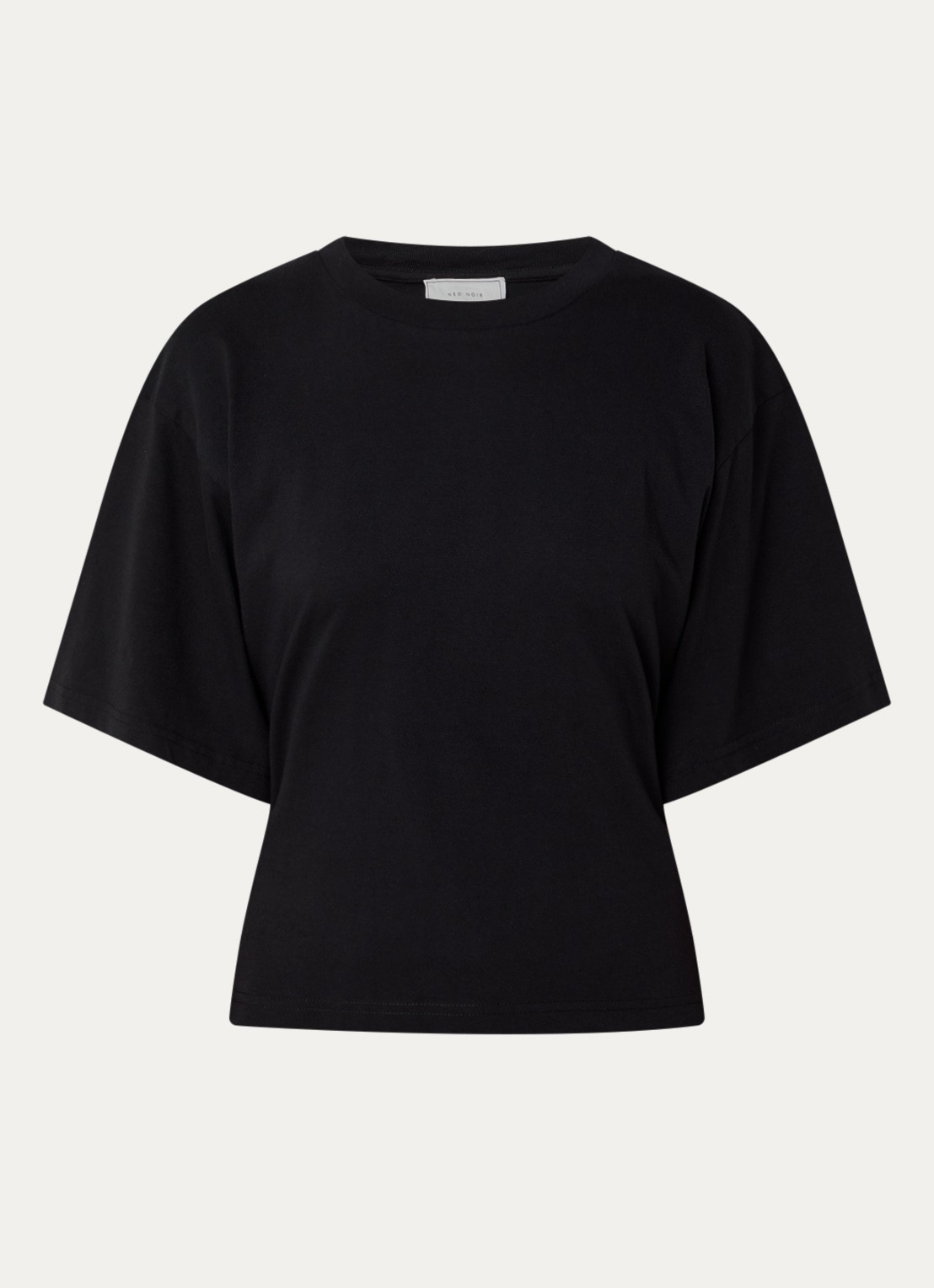 Neo Noir Asha T-shirt met ronde hals - voorkant 3 zwart