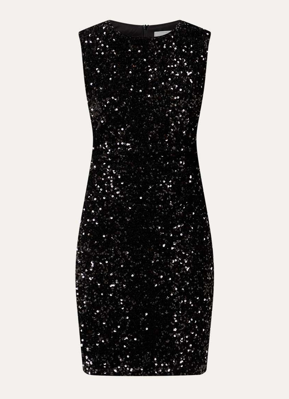 Neo Noir Fanya mini jurk met pailletten - voorkant zwart