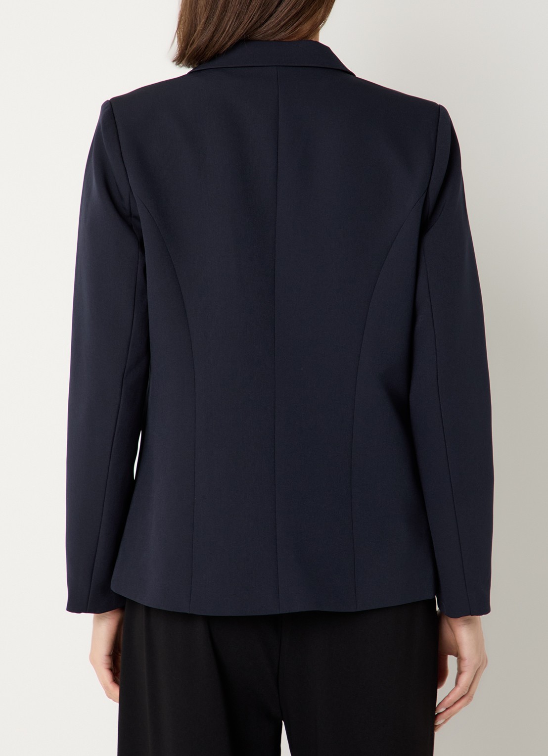 Neo Noir Francine blazer met schoudervulling - achterkant donkerblauw
