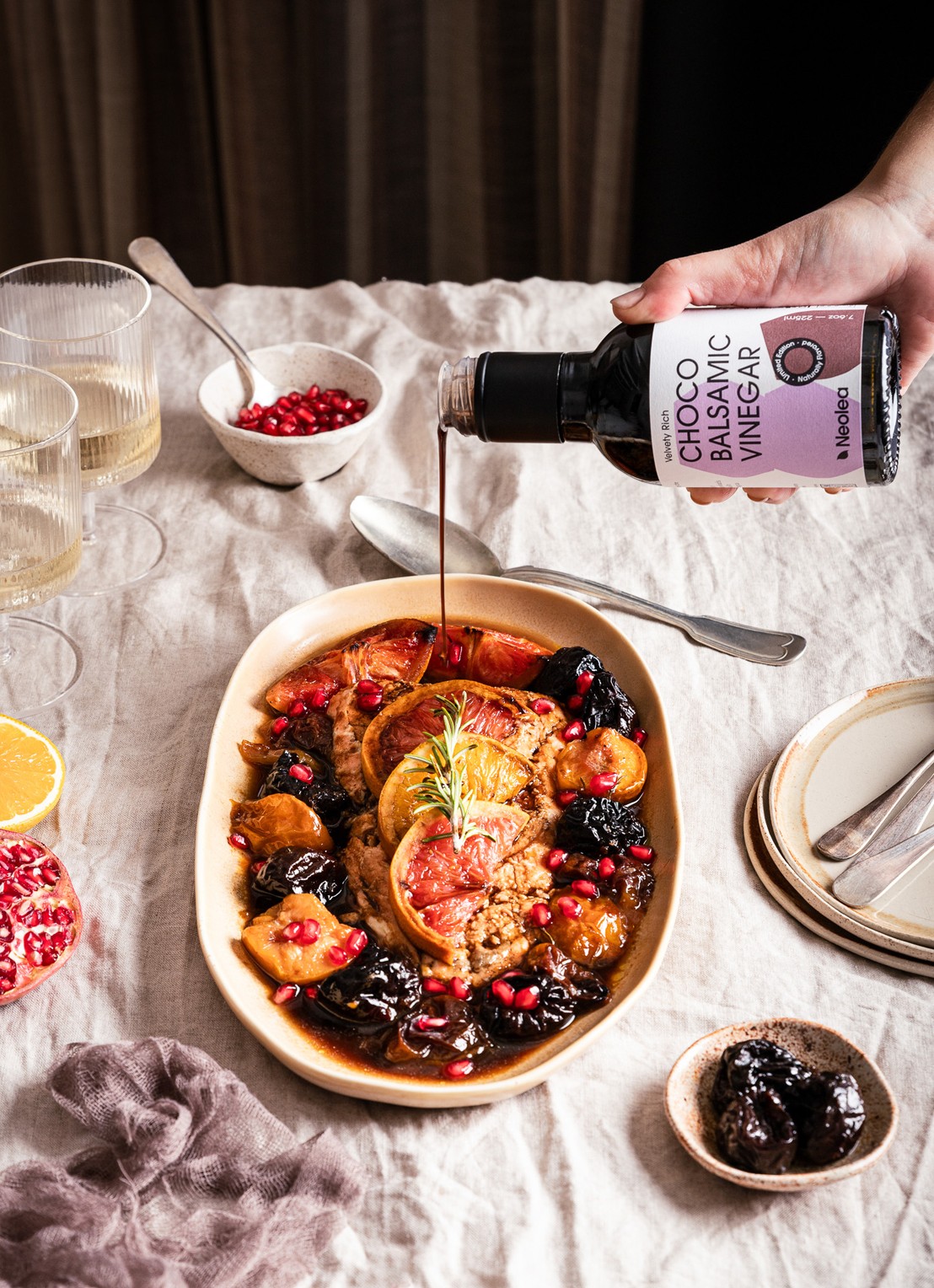 Neolea Choco balsamico azijn 225 ml - voorkant 2 undefined