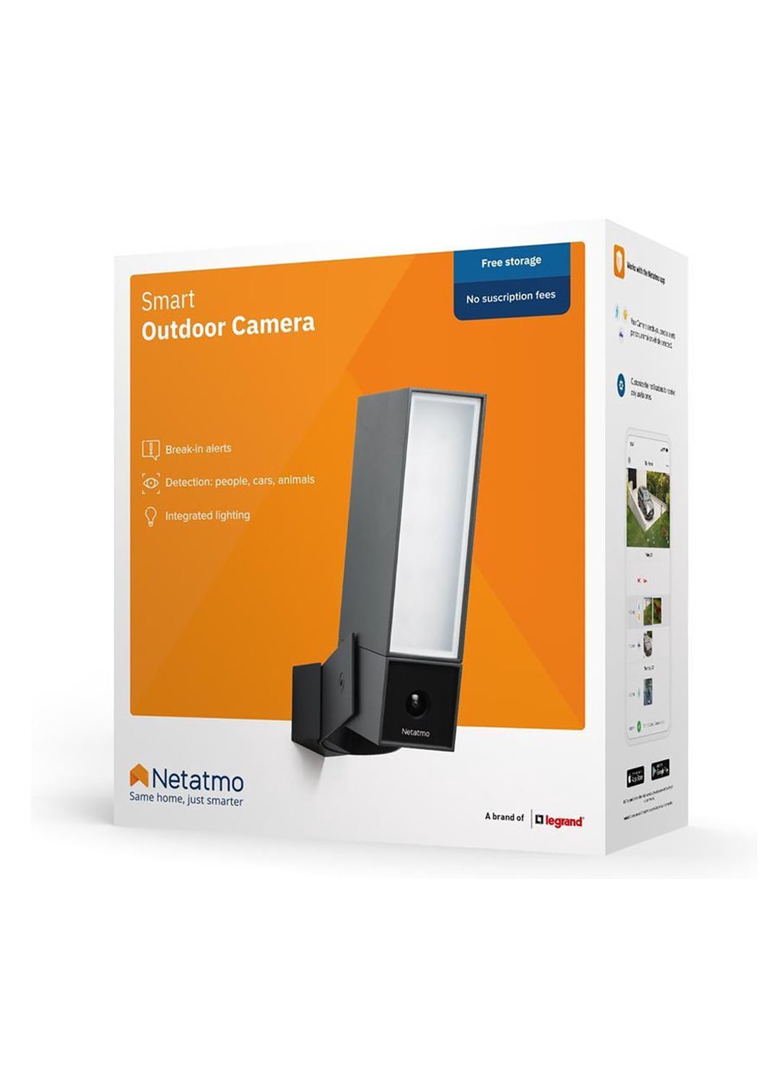 Netatmo Presence slimme buitencamera - detail 4 zwart