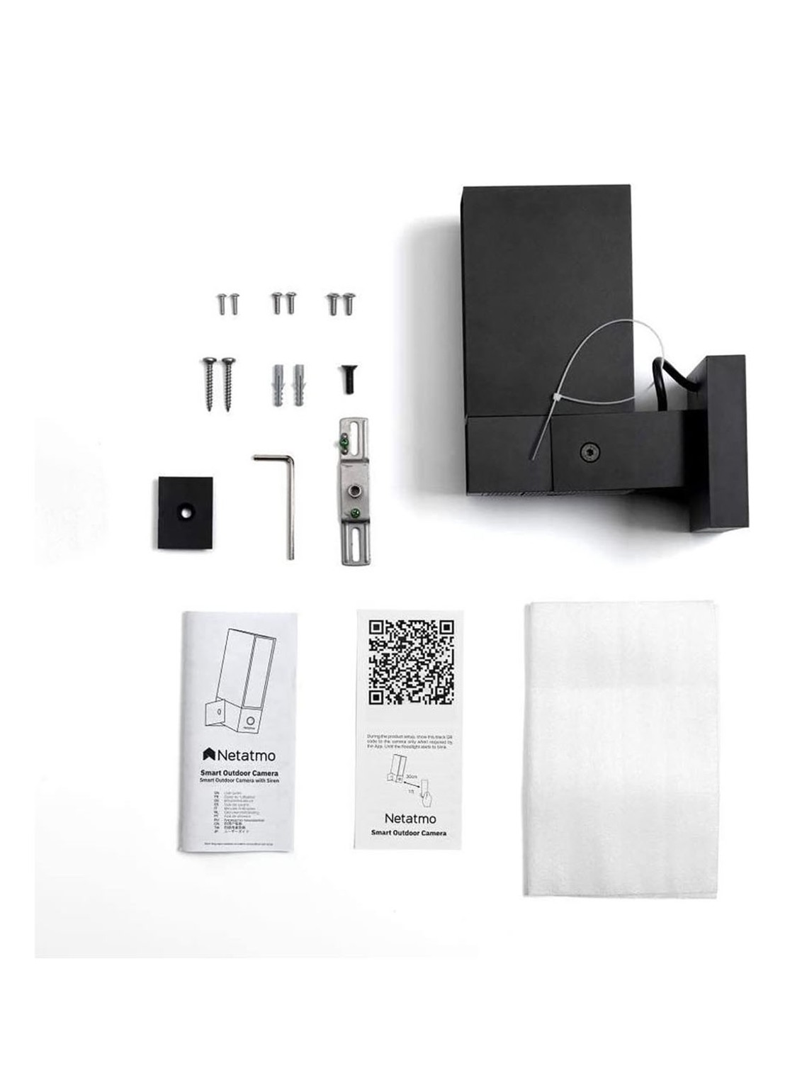 Netatmo Slimme buitencamera met sirene - detail 4 zwart