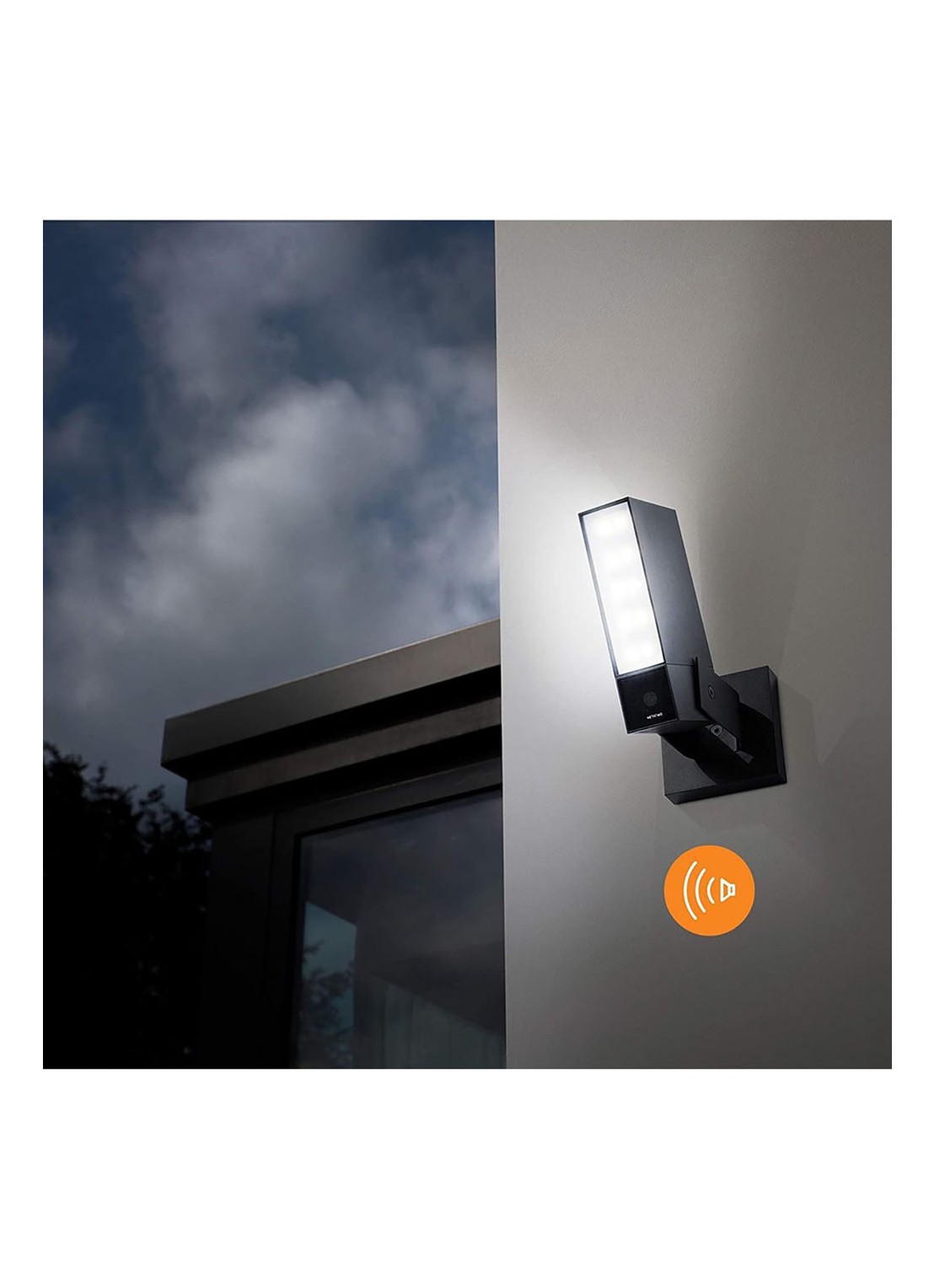 Netatmo Slimme buitencamera met sirene - voorkant 7 zwart