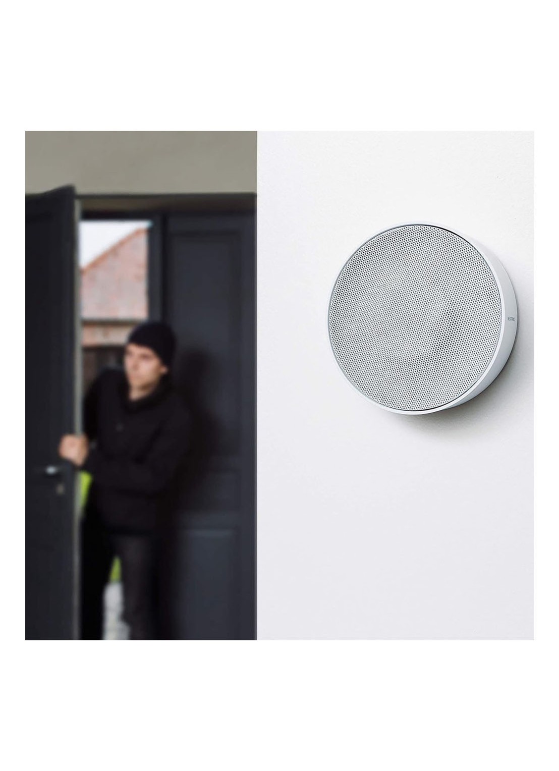 Netatmo Slimme sirene voor binnen - detail 4 gebroken wit