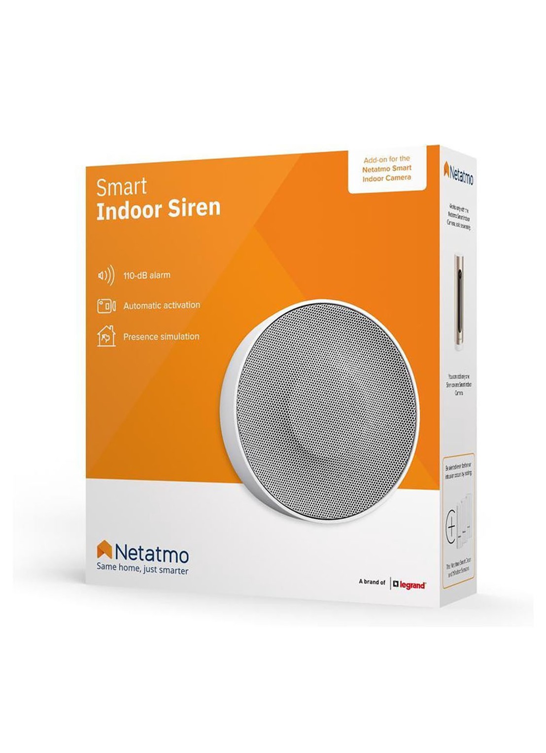 Netatmo Slimme sirene voor binnen - detail 6 gebroken wit