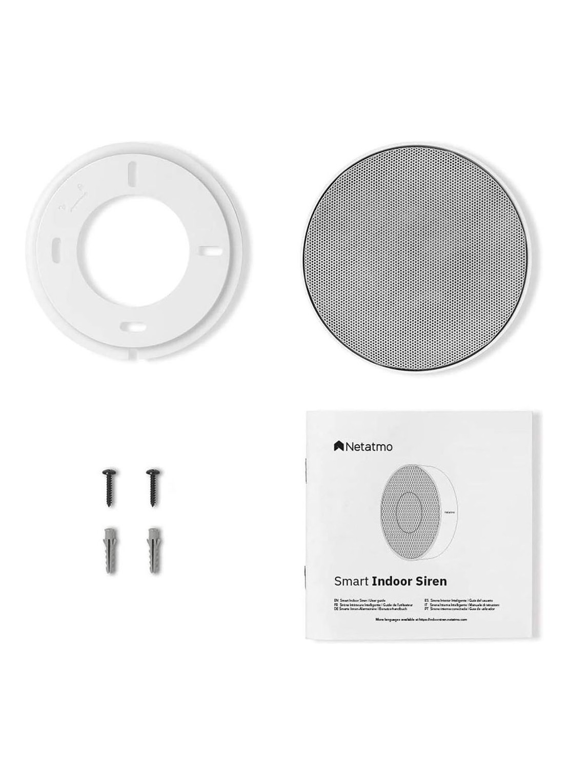 Netatmo Slimme sirene voor binnen - detail 7 gebroken wit