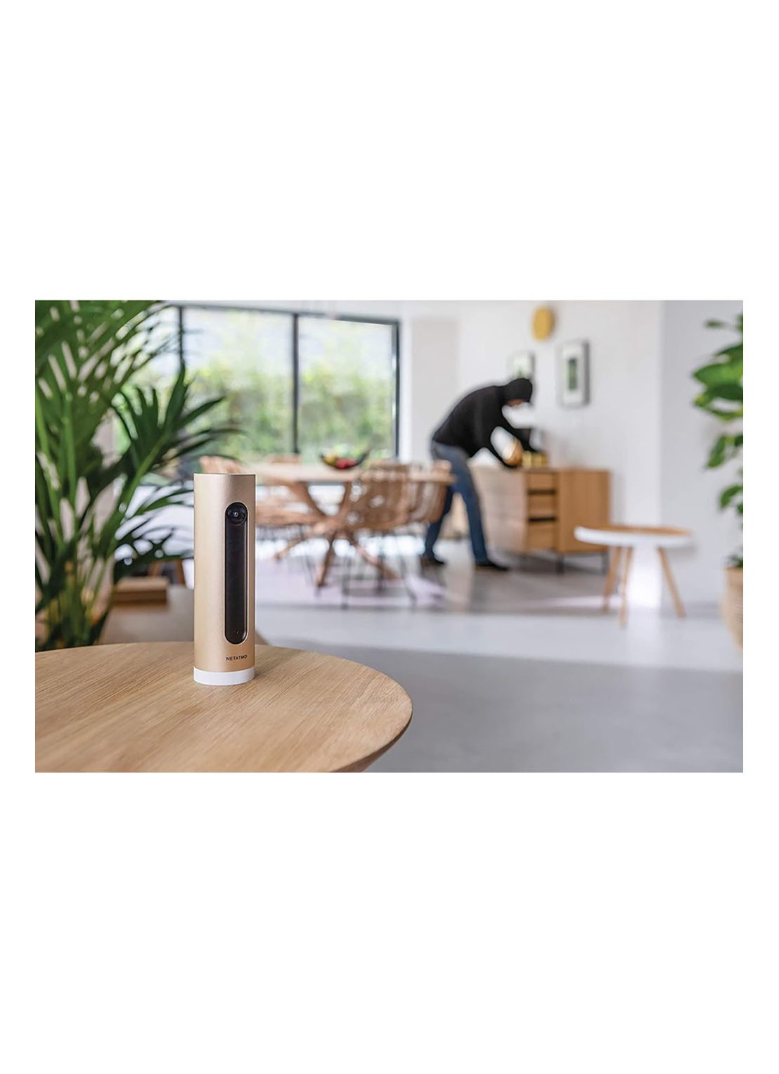 Netatmo Welcome slimme beveilingscamera voor binnen - voorkant 7 beige