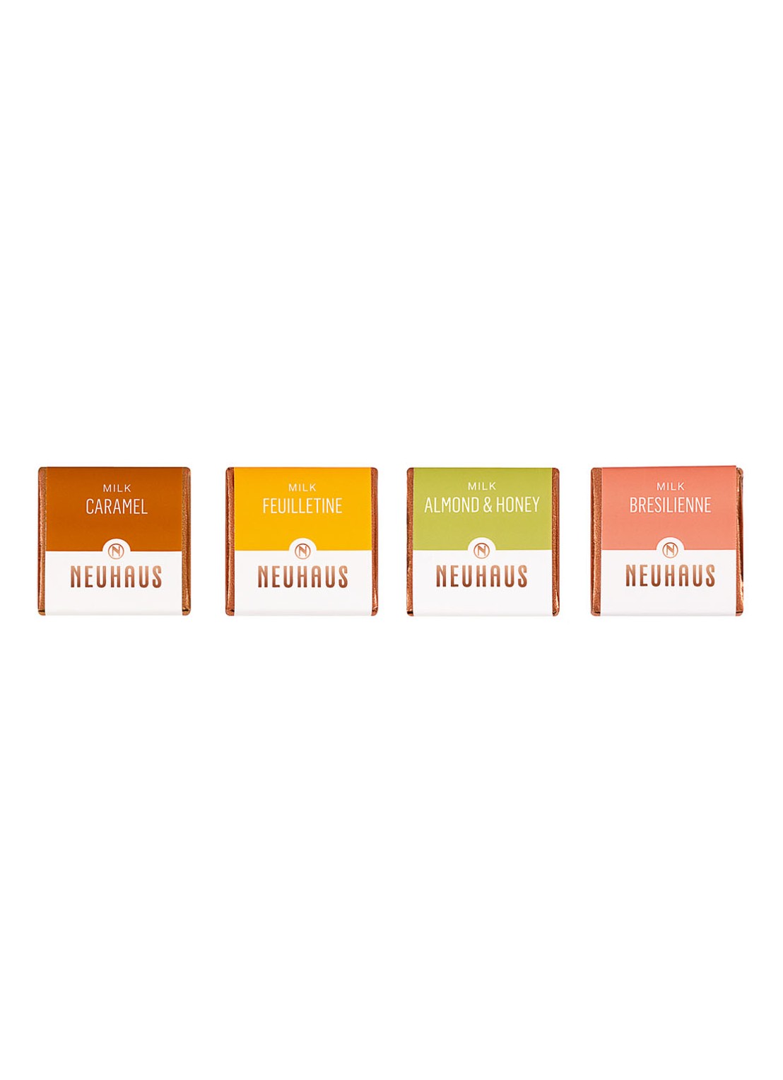 Neuhaus Carré Crunchy box chocoladetabletten 40 stuks - detail 3 multicolor