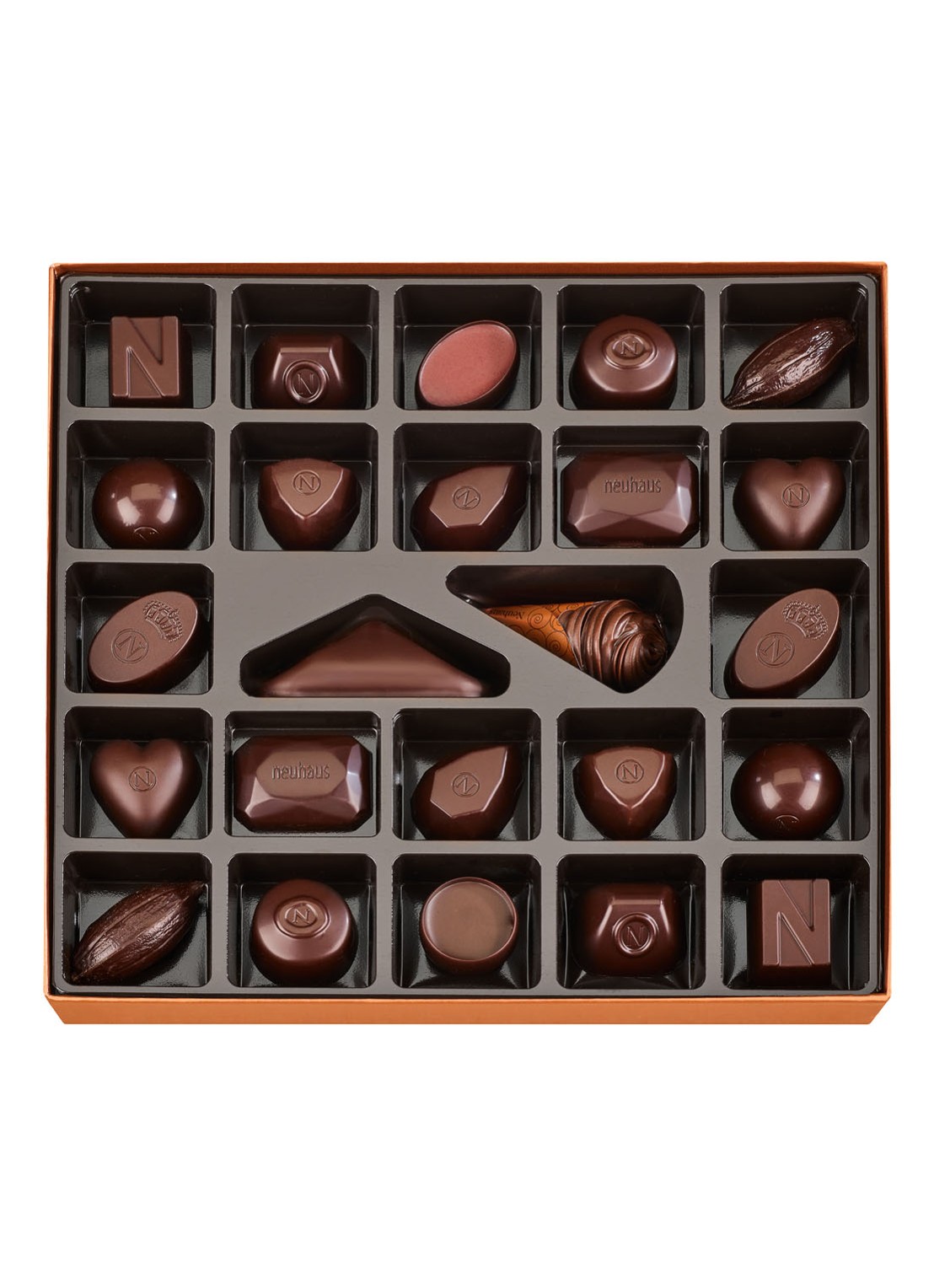 Neuhaus Dark Collection chocolade bonbons 25 stuks - voorkant 2 undefined