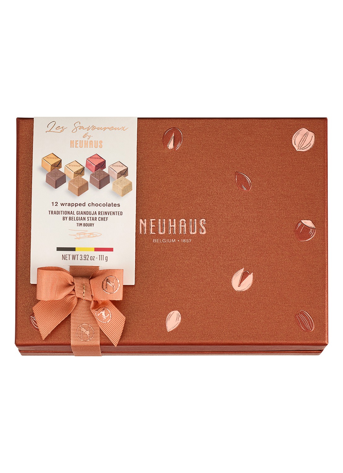 Neuhaus Les Savoureux chocolade bonbons 12 stuks in geschenkverpakking - voorkant undefined