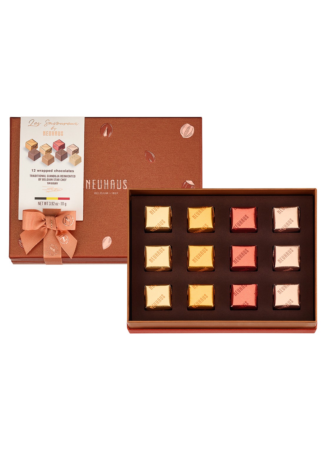 Neuhaus Les Savoureux chocolade bonbons 12 stuks in geschenkverpakking - voorkant 2 undefined