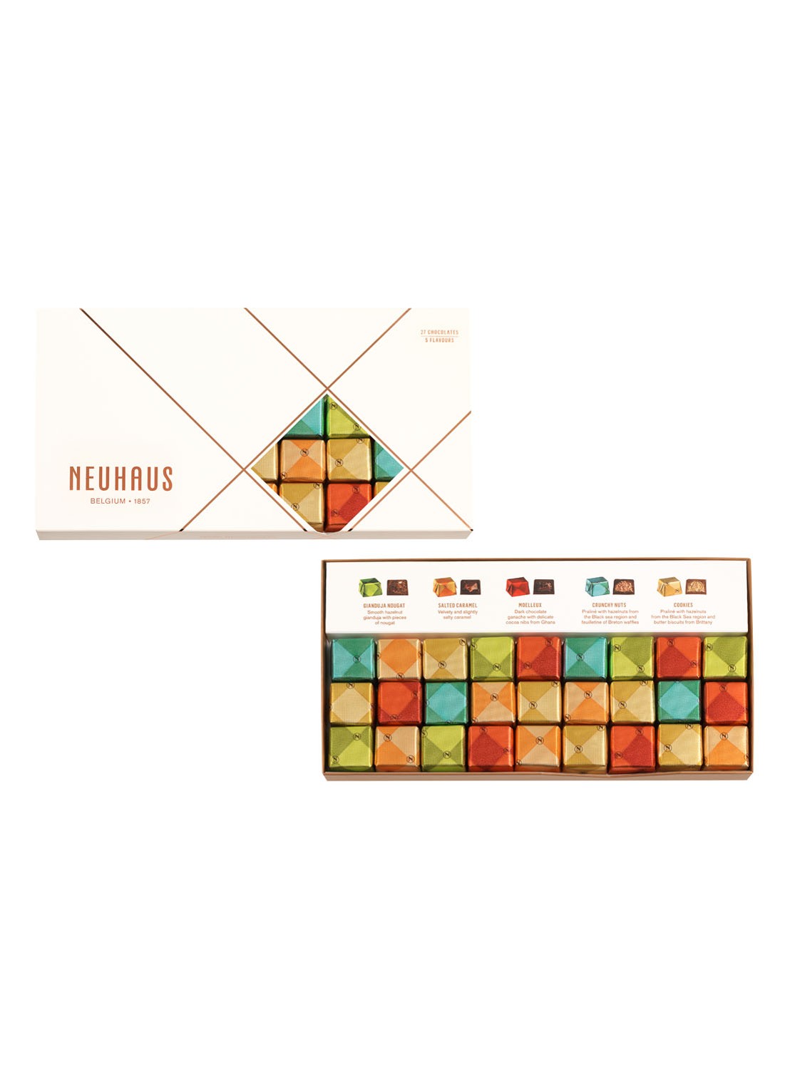 Neuhaus Pralines chocolade bonbons 27 stuks - voorkant 3 undefined