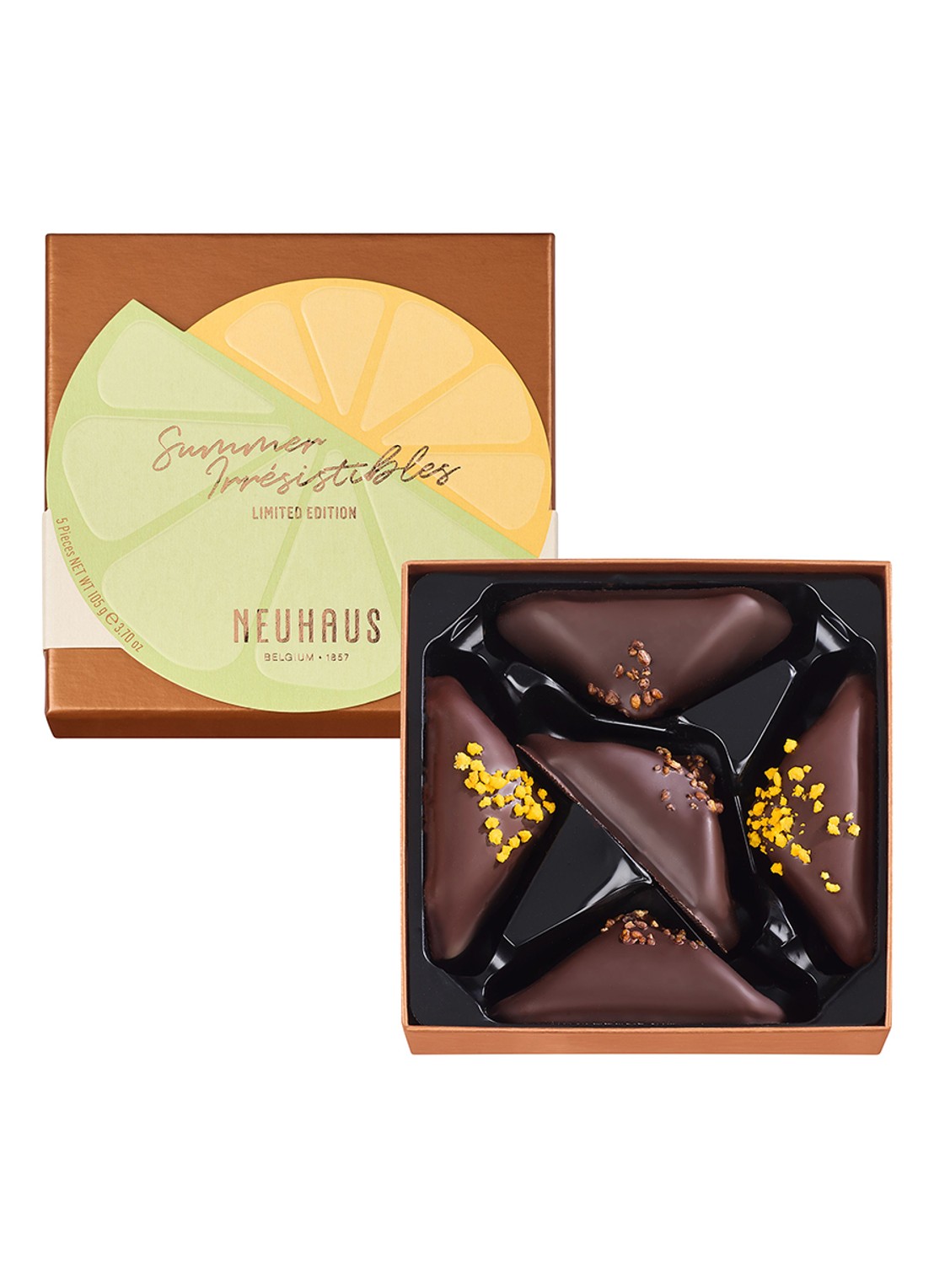 Neuhaus Zomer Irrésistibles 2026 chocolade bonbons 5 stuks - voorkant 4 undefined