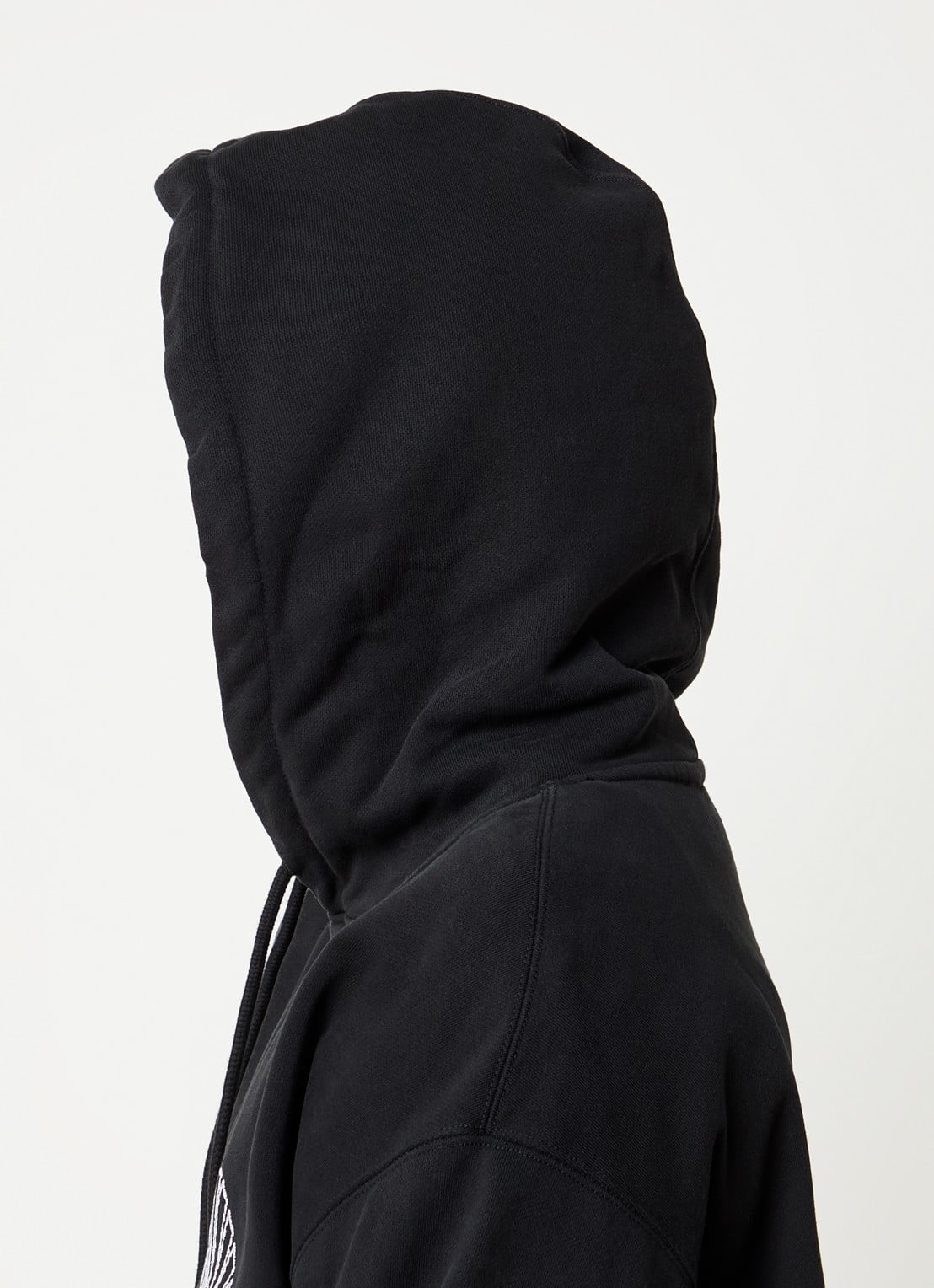 New Amsterdam Surf Association Hoodie met logo- en backprint - detail 2 zwart