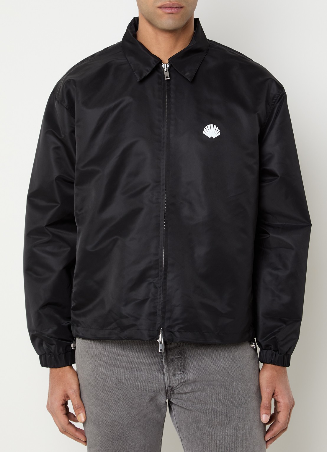 New Amsterdam Surf Association Jack met logo- en backprint - achterkant 4 zwart