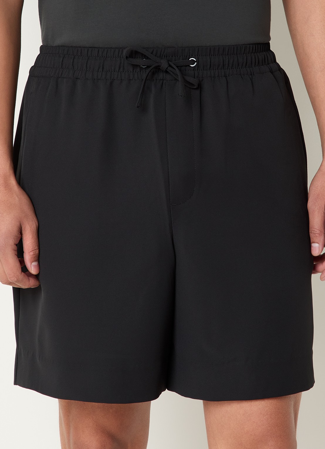 New Amsterdam Surf Association Loose fit korte broek met print - detail 2 zwart
