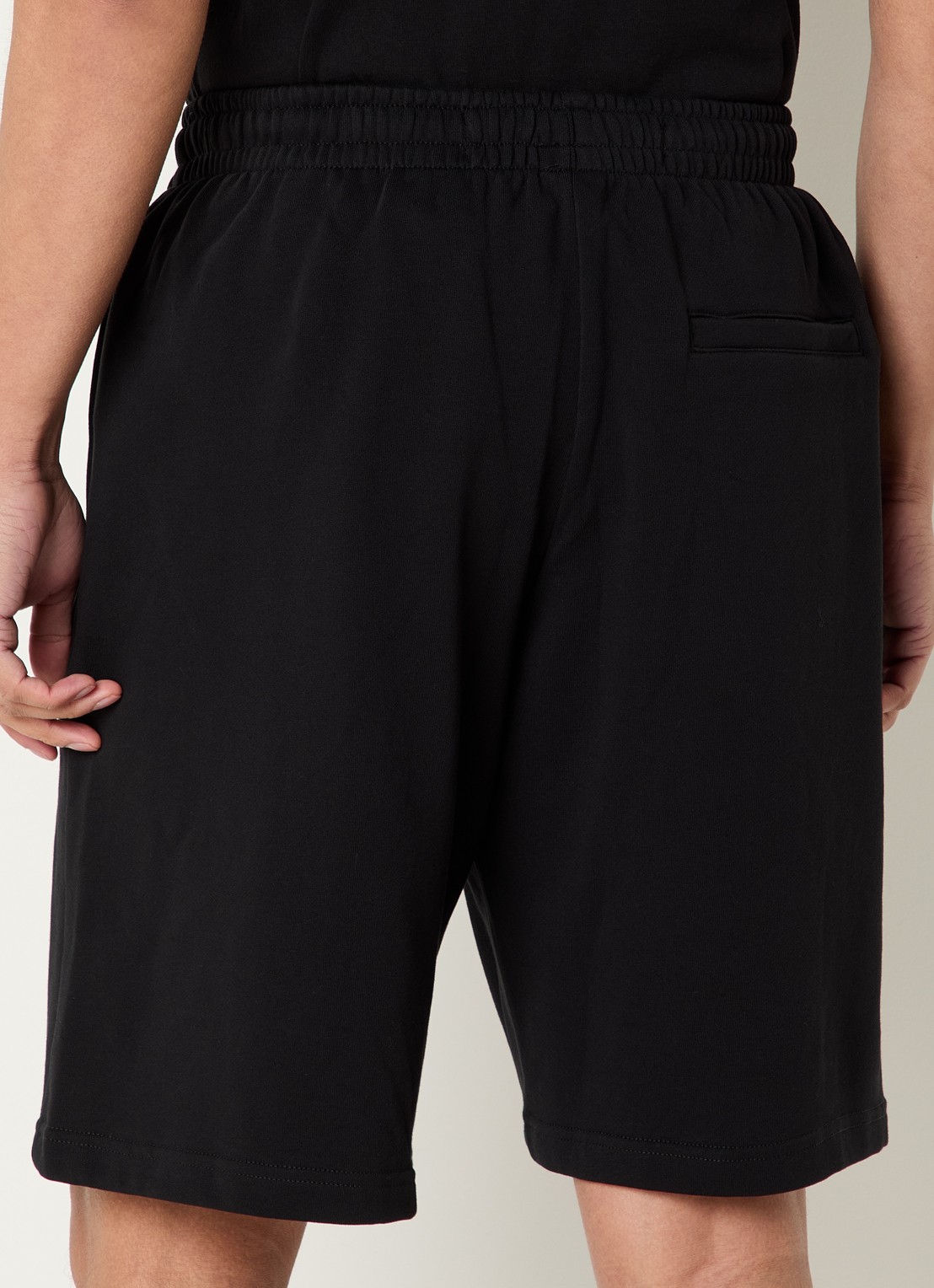 New Amsterdam Surf Association Loose fit korte joggingbroek met logo - achterkant zwart