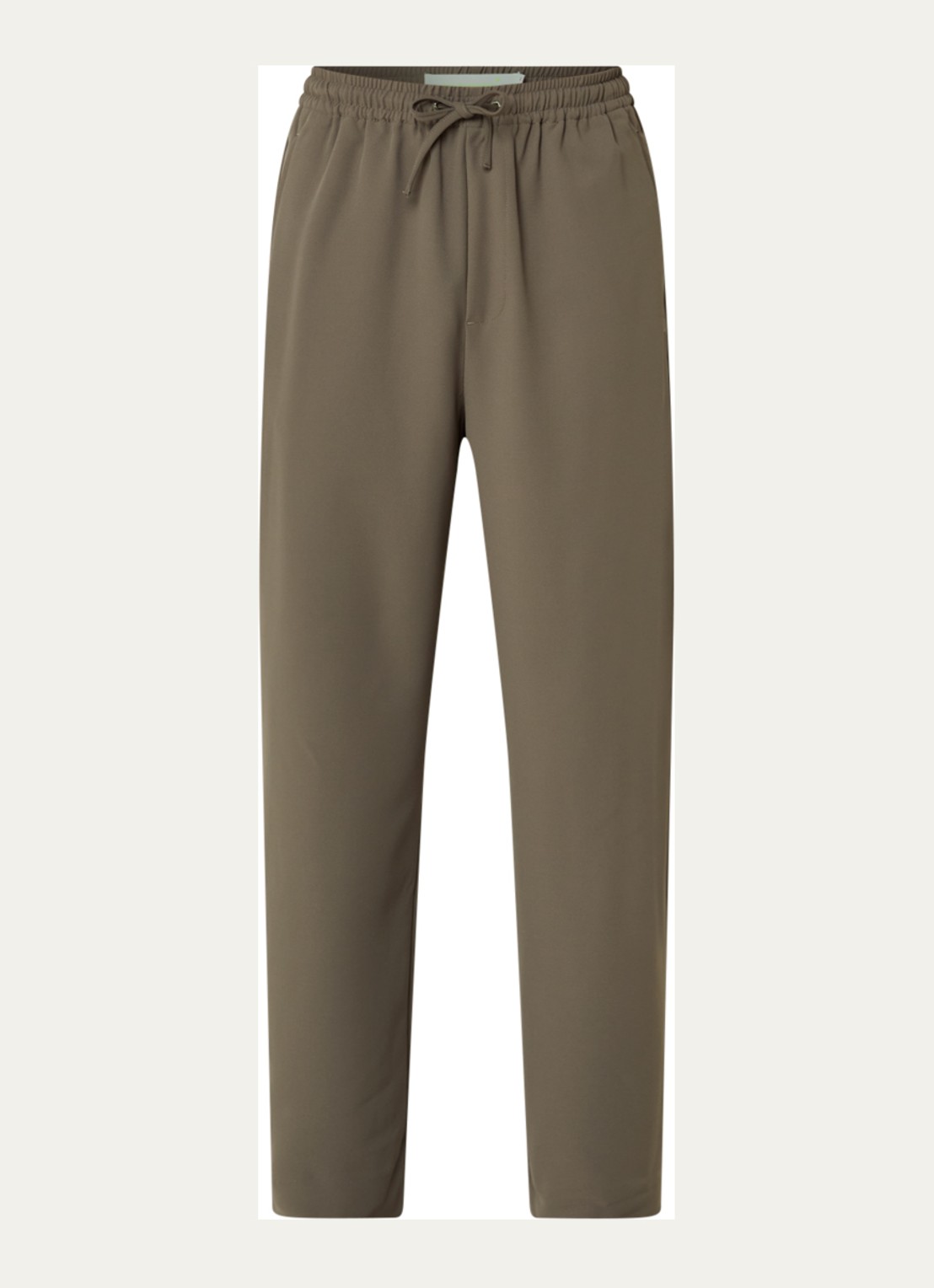 New Amsterdam Surf Association Straight fit chino met steekzakken - voorkant lichtbruin