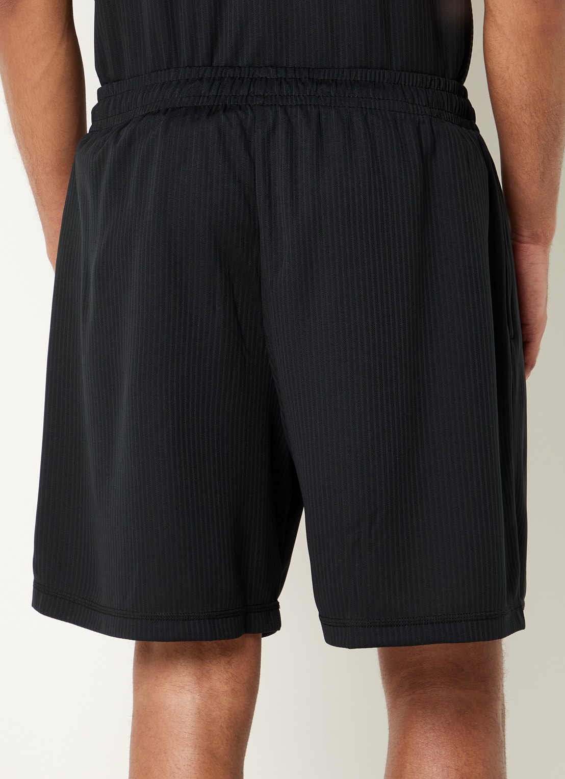New Amsterdam Surf Association Straight fit korte broek met ritszakken - achterkant blauw