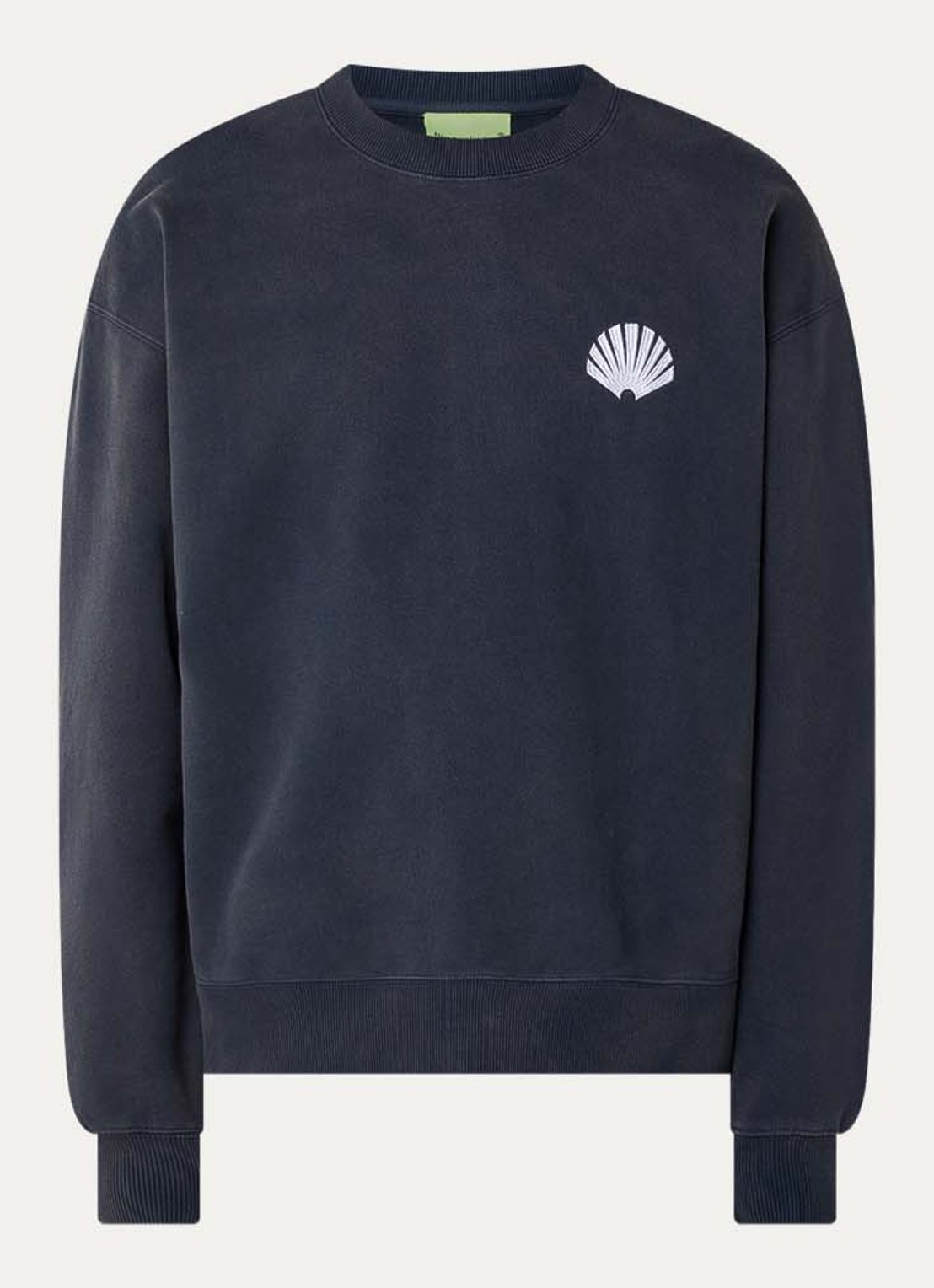 New Amsterdam Surf Association Sweater met logo- en backprint - voorkant donkerblauw