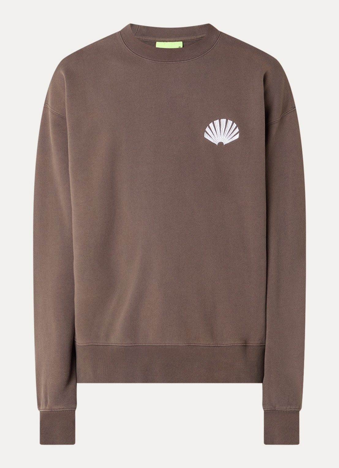 New Amsterdam Surf Association Sweater met logo- en backprint - voorkant wit