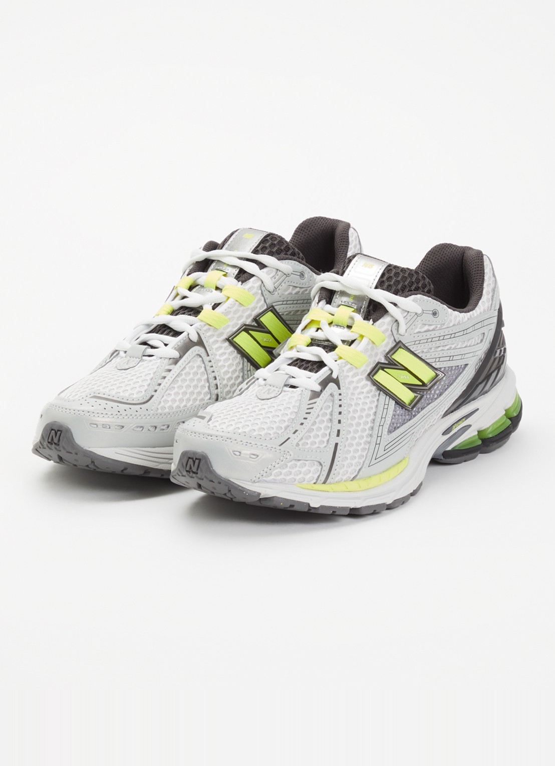 New Balance 1906 sneaker met mesh details - detail 3 wit