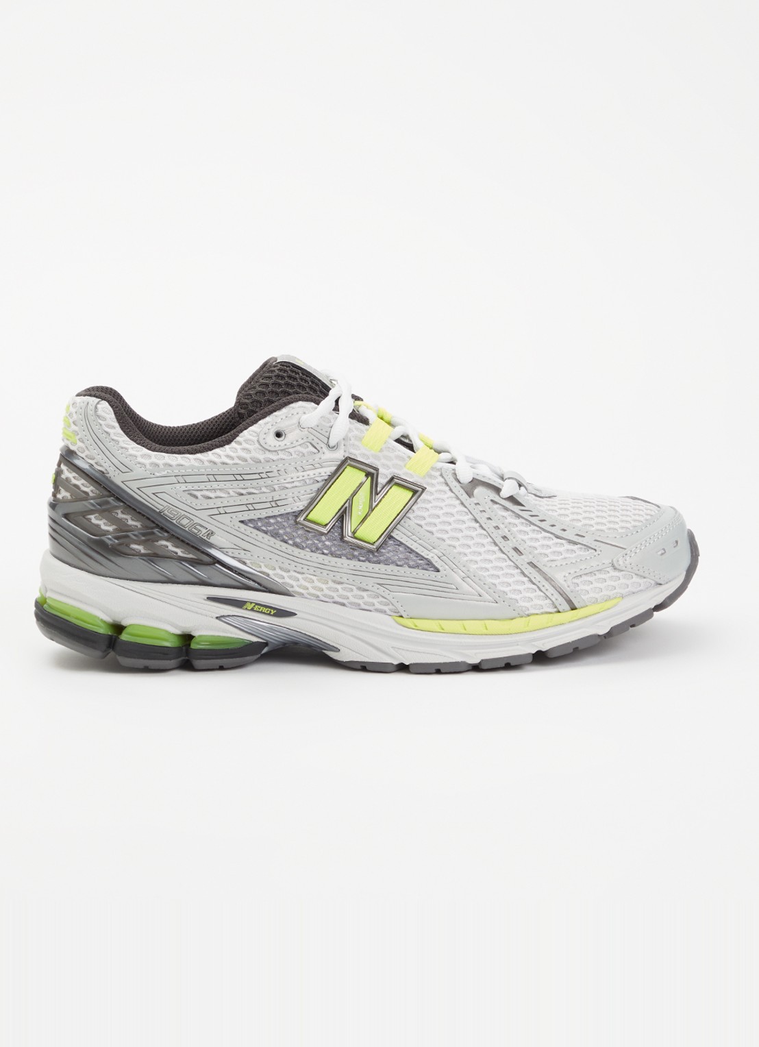 New Balance 1906 sneaker met mesh details - voorkant wit