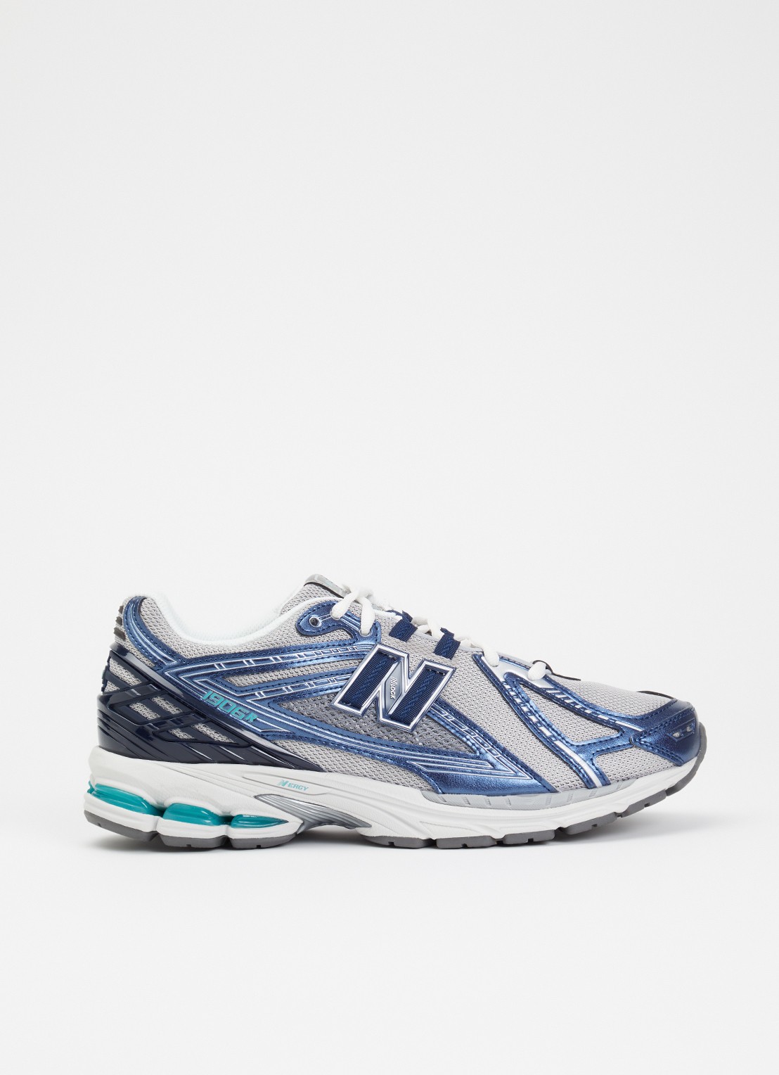 New Balance 1906 sneaker met mesh details - voorkant donkerblauw