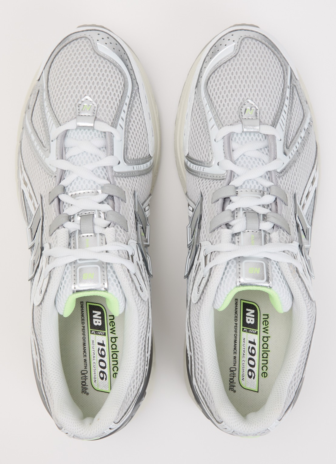New Balance 1906 sneaker met mesh details - detail 5 grijs