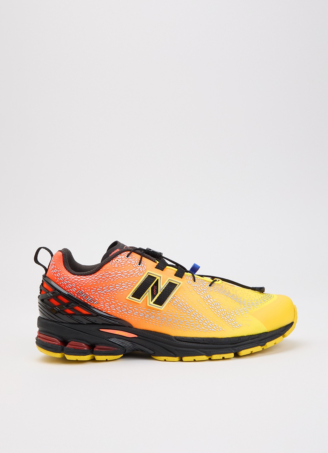 New Balance 1906 sneaker met mesh details - voorkant 5 geel