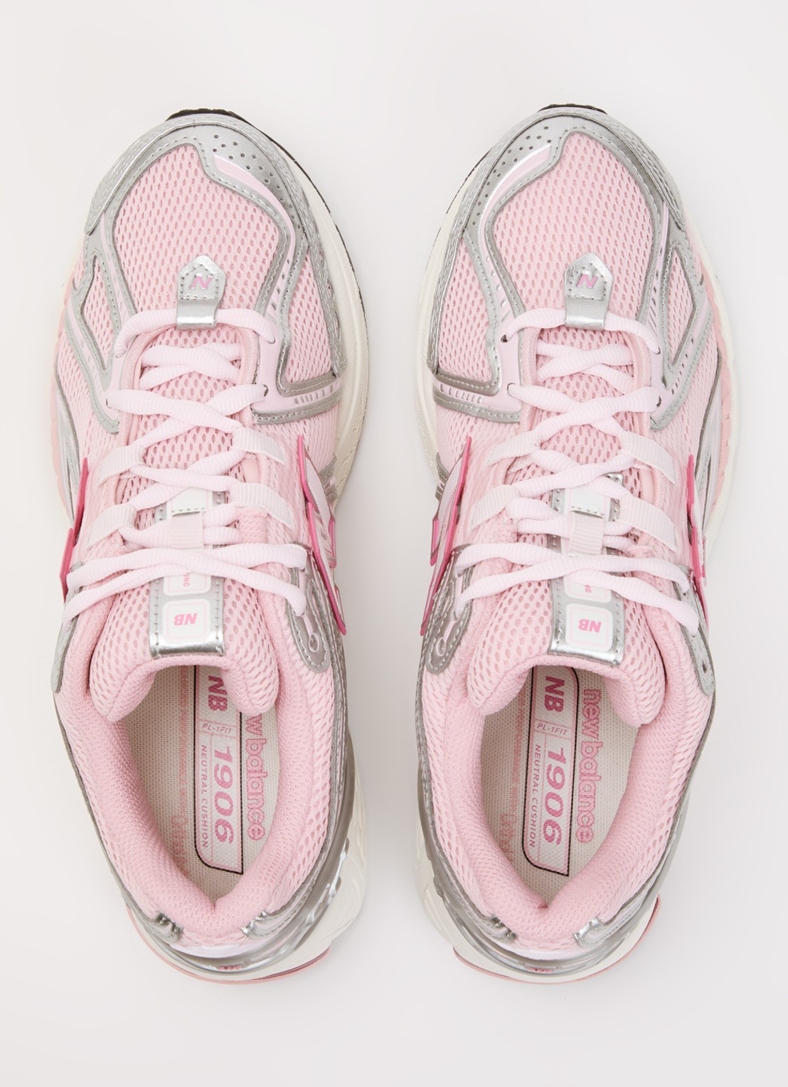 New Balance 1906 sneaker met mesh details - detail 4 lichtroze