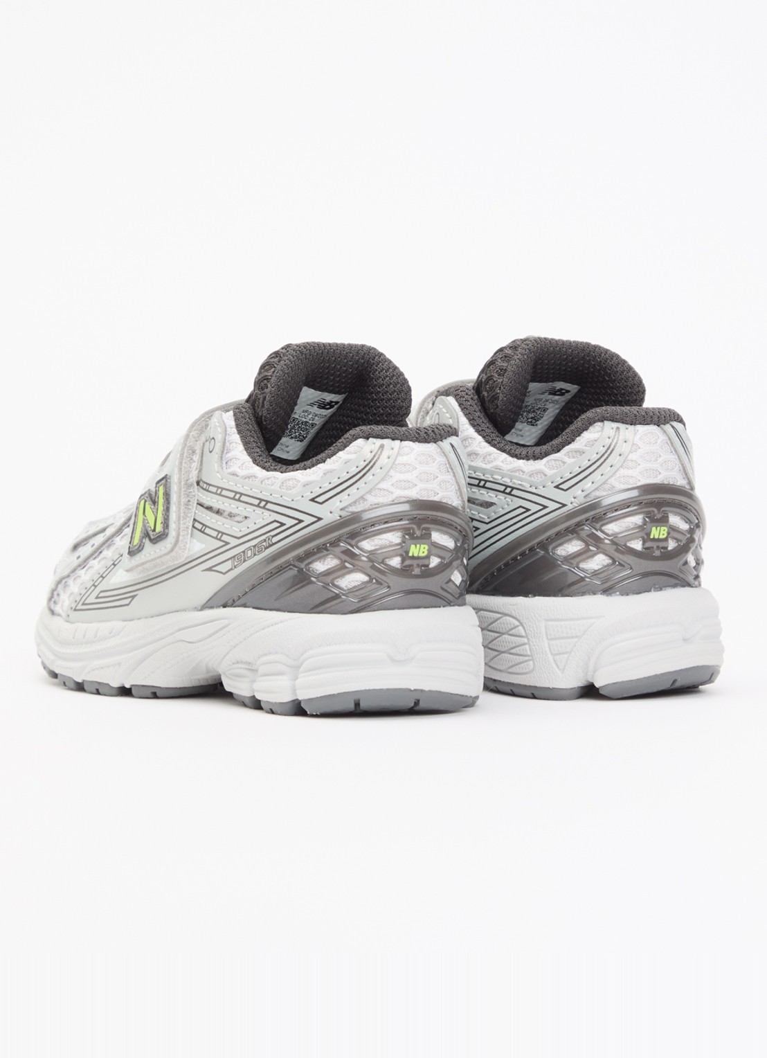 New Balance 1906 sneaker met mesh details - achterkant 4 grijs