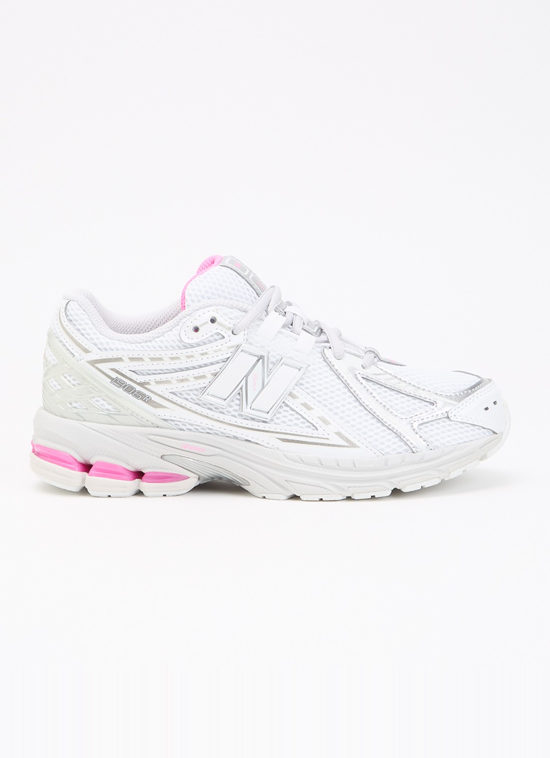 New Balance 1906 sneaker met mesh details - voorkant wit