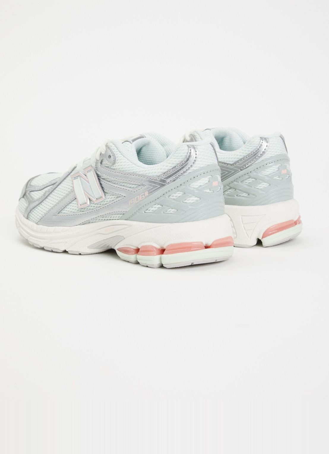 New Balance 1906 sneaker met mesh details - achterkant 3 lindegroen