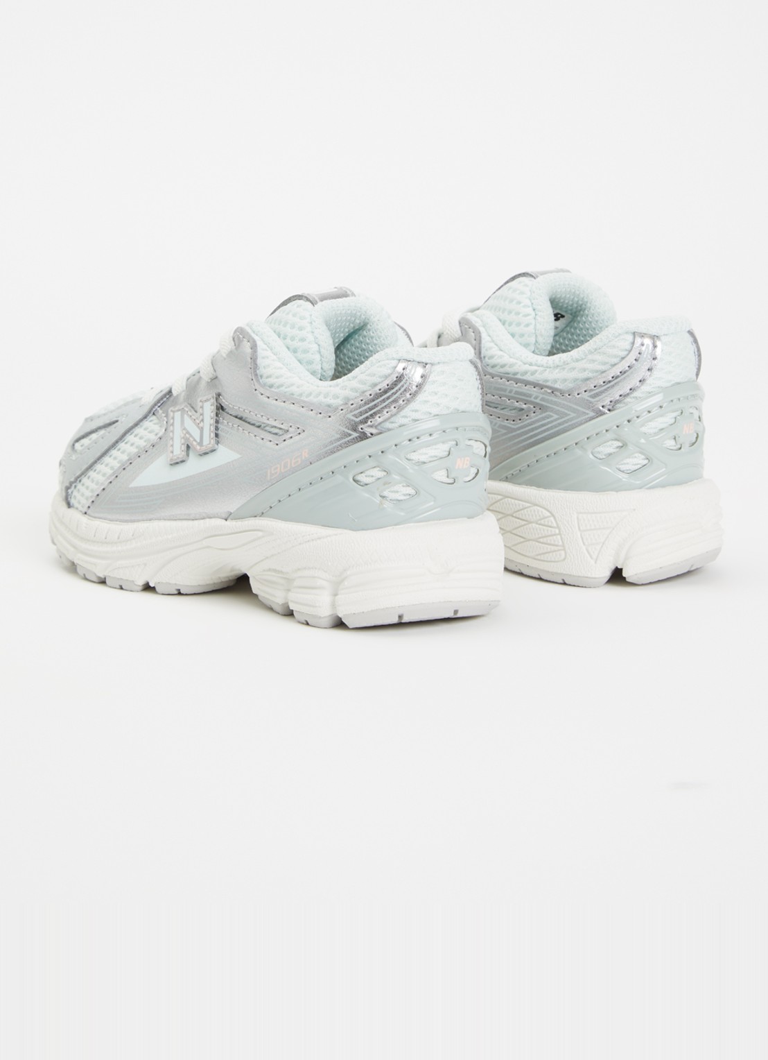 New Balance 1906 sneaker van mesh met details van metallic - achterkant 4 mint