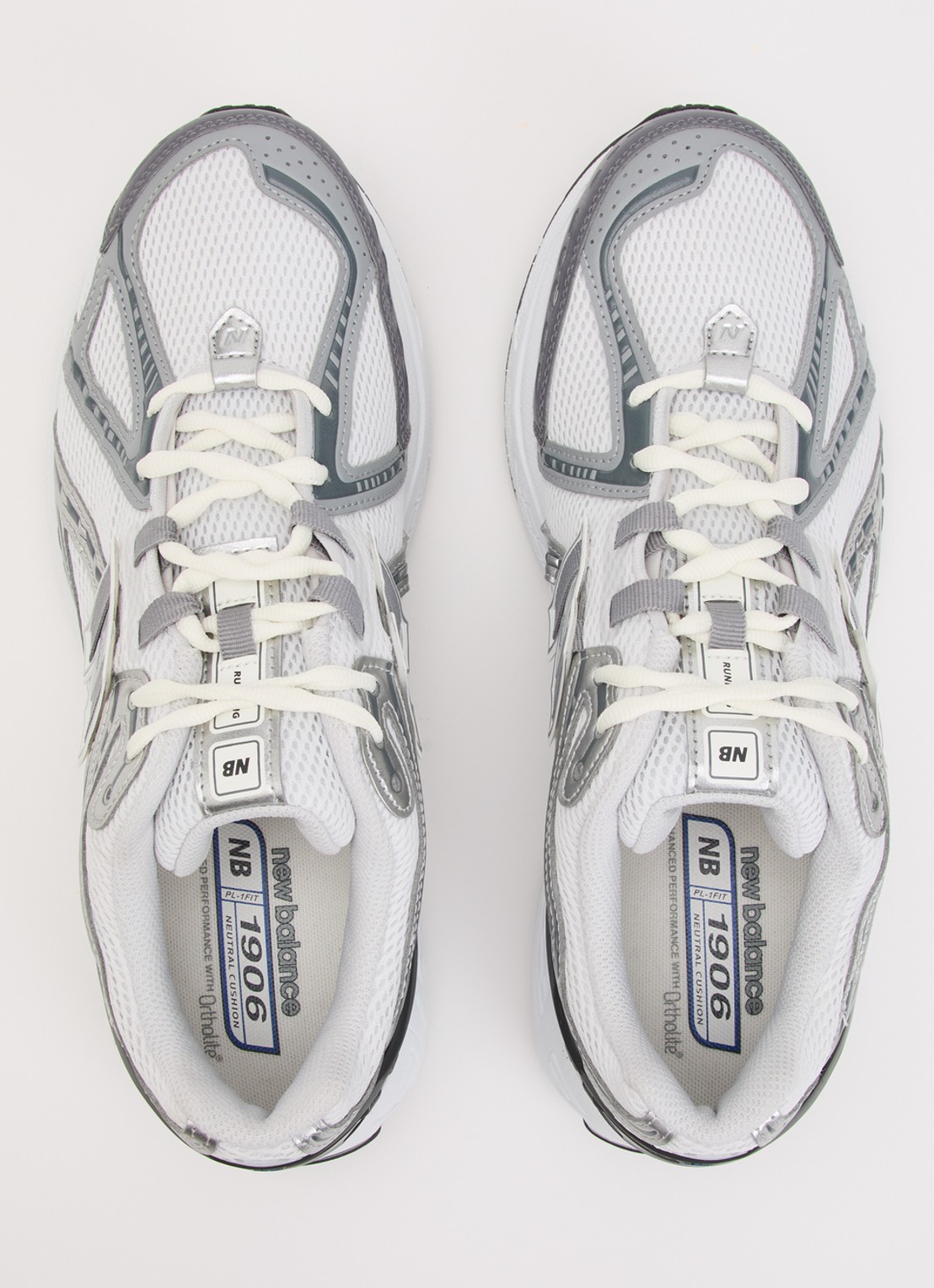 New Balance 1906R sneaker met mesh detail - detail 3 grijs