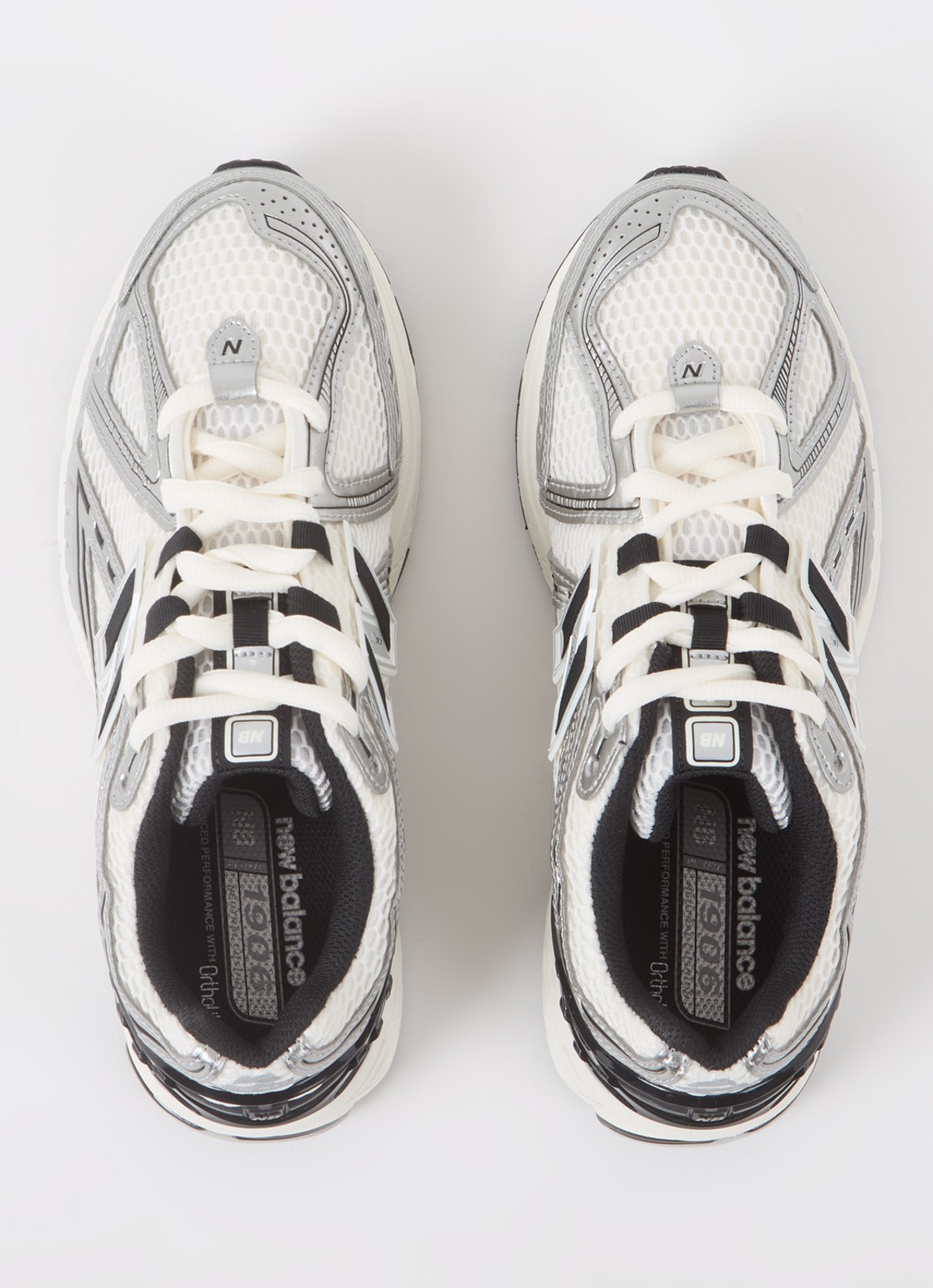 New Balance 1906R sneaker met mesh details - detail 2 gebroken wit