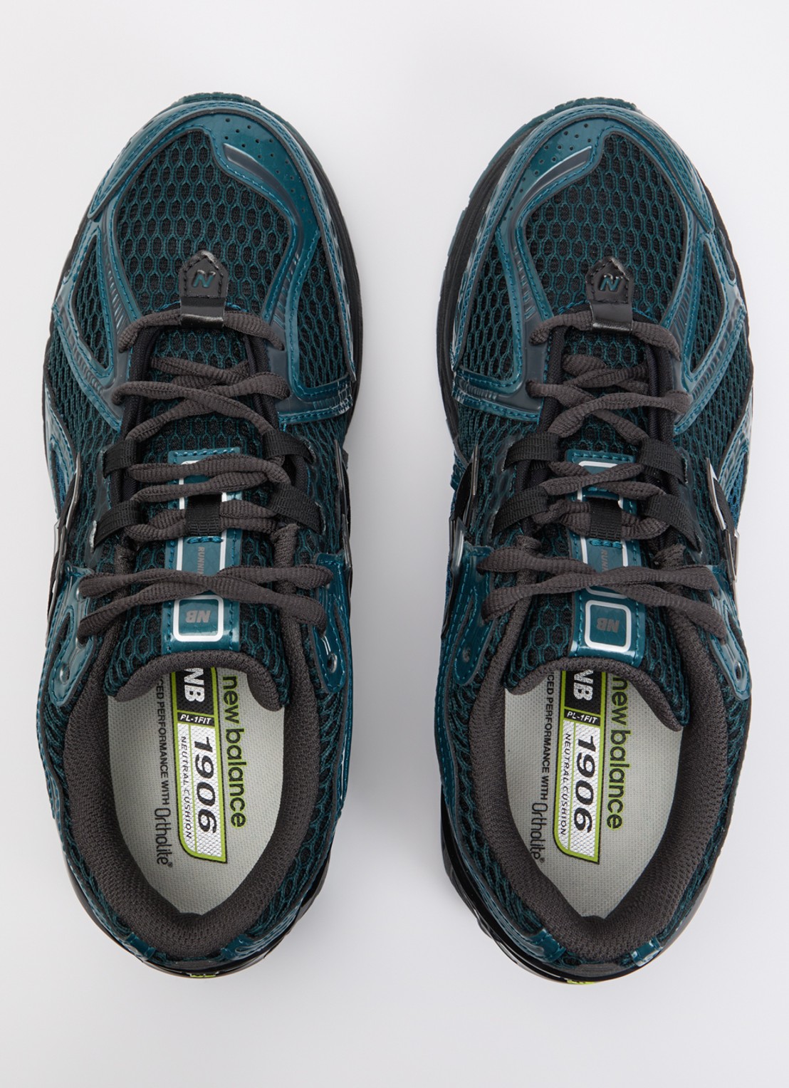 New Balance 1906R sneaker met mesh details - detail 3 groen