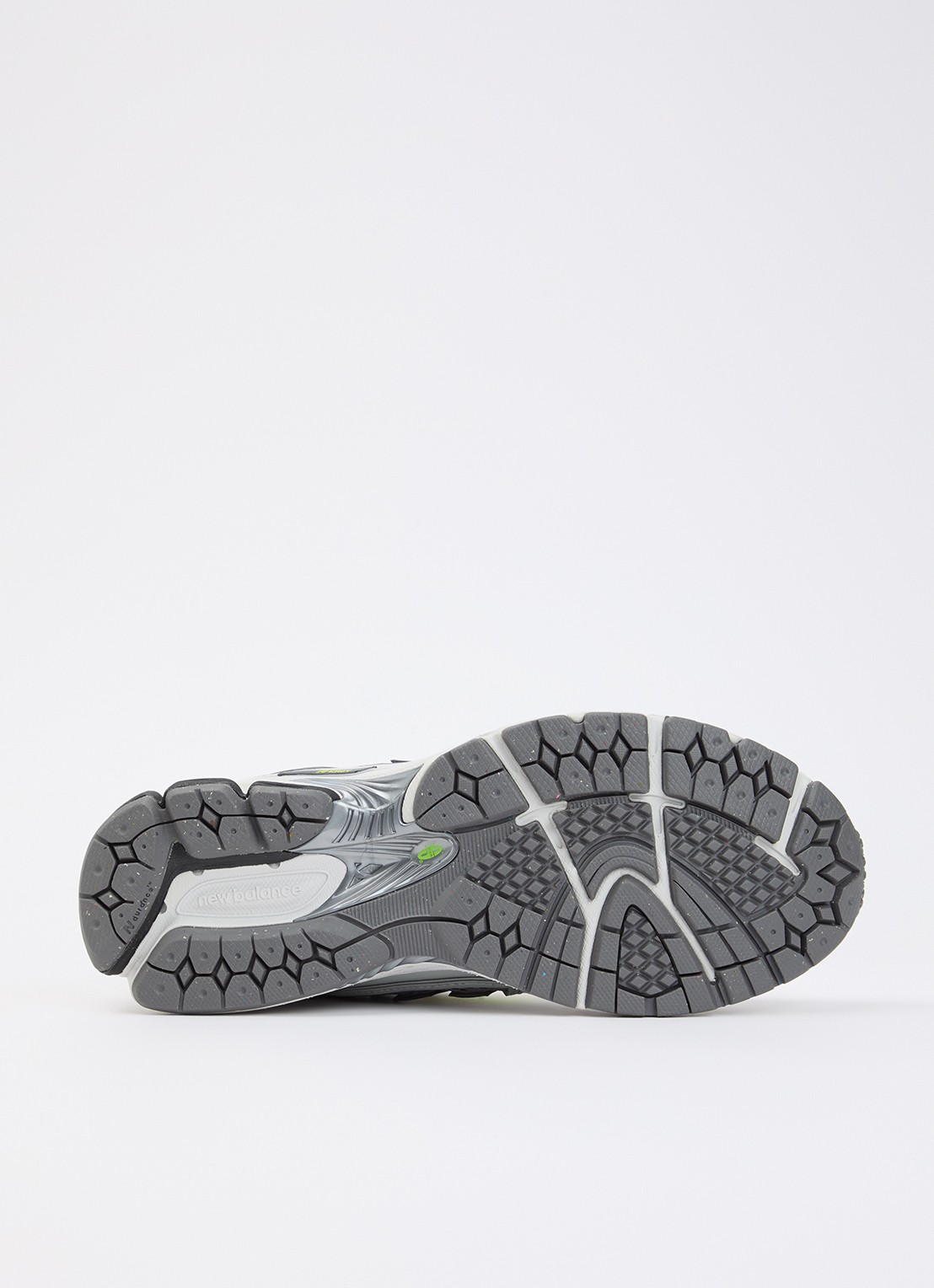 New Balance 1906R sneaker van mesh met metallic details - detail 5 grijs
