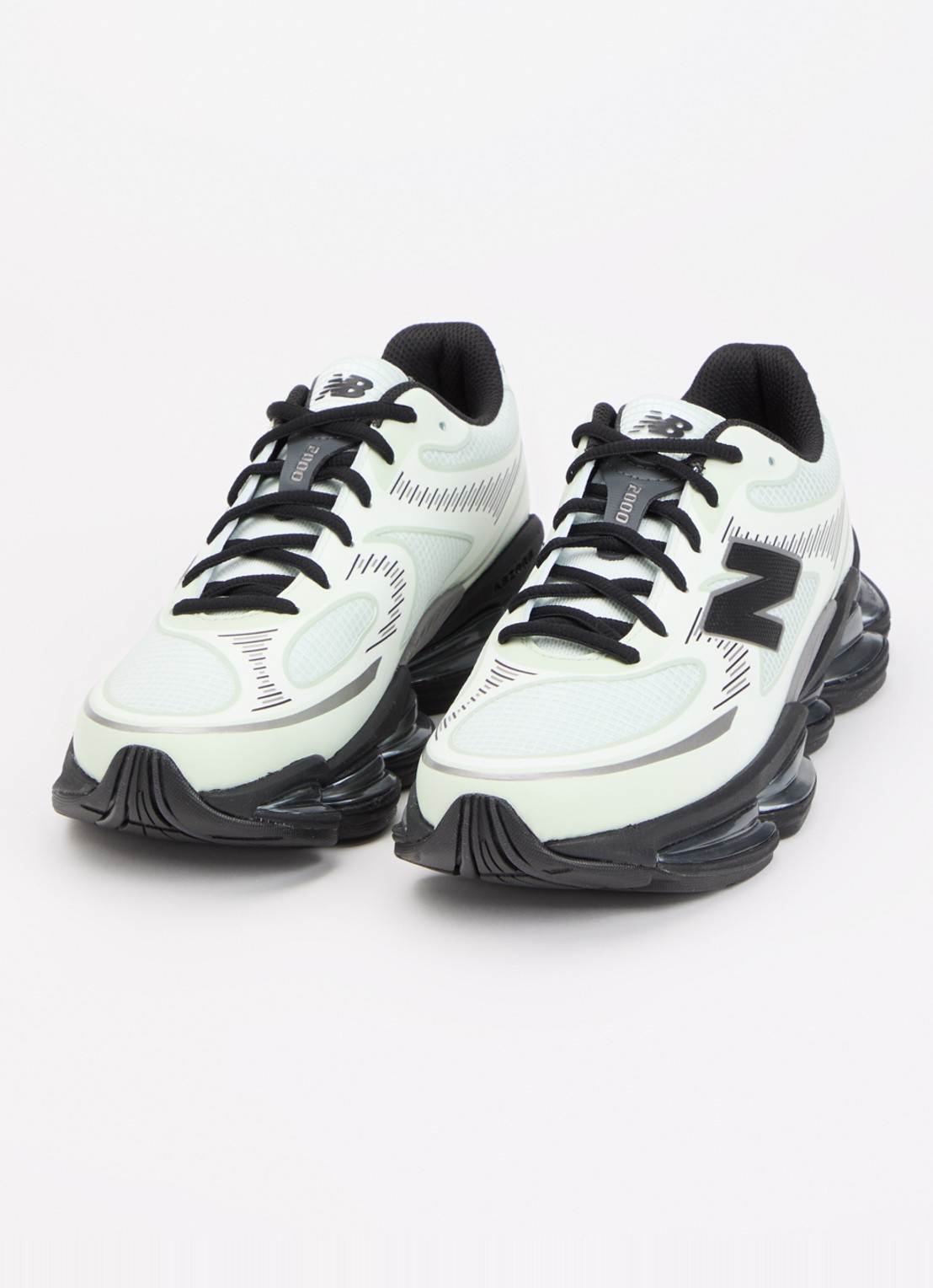 New Balance 2000 sneaker met logo - detail 2 lindegroen